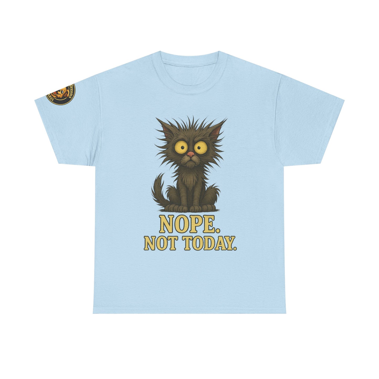Cat 'Nope. Not Today.' T‑Shirt — Funny Grumpy Cat Graphic Tee