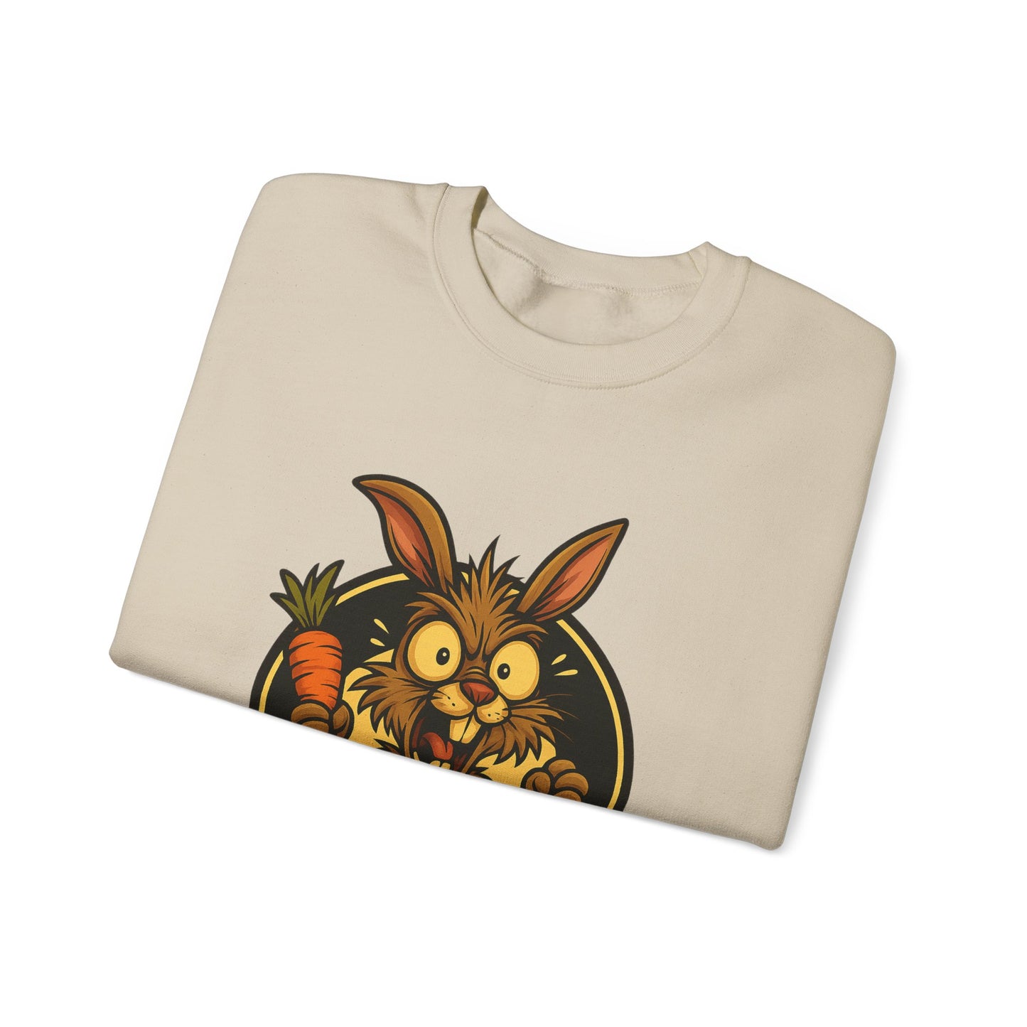 Rabbit Overthinker Crewneck Sweatshirt – "Rabbits Let Me Overthink About It" Graphic