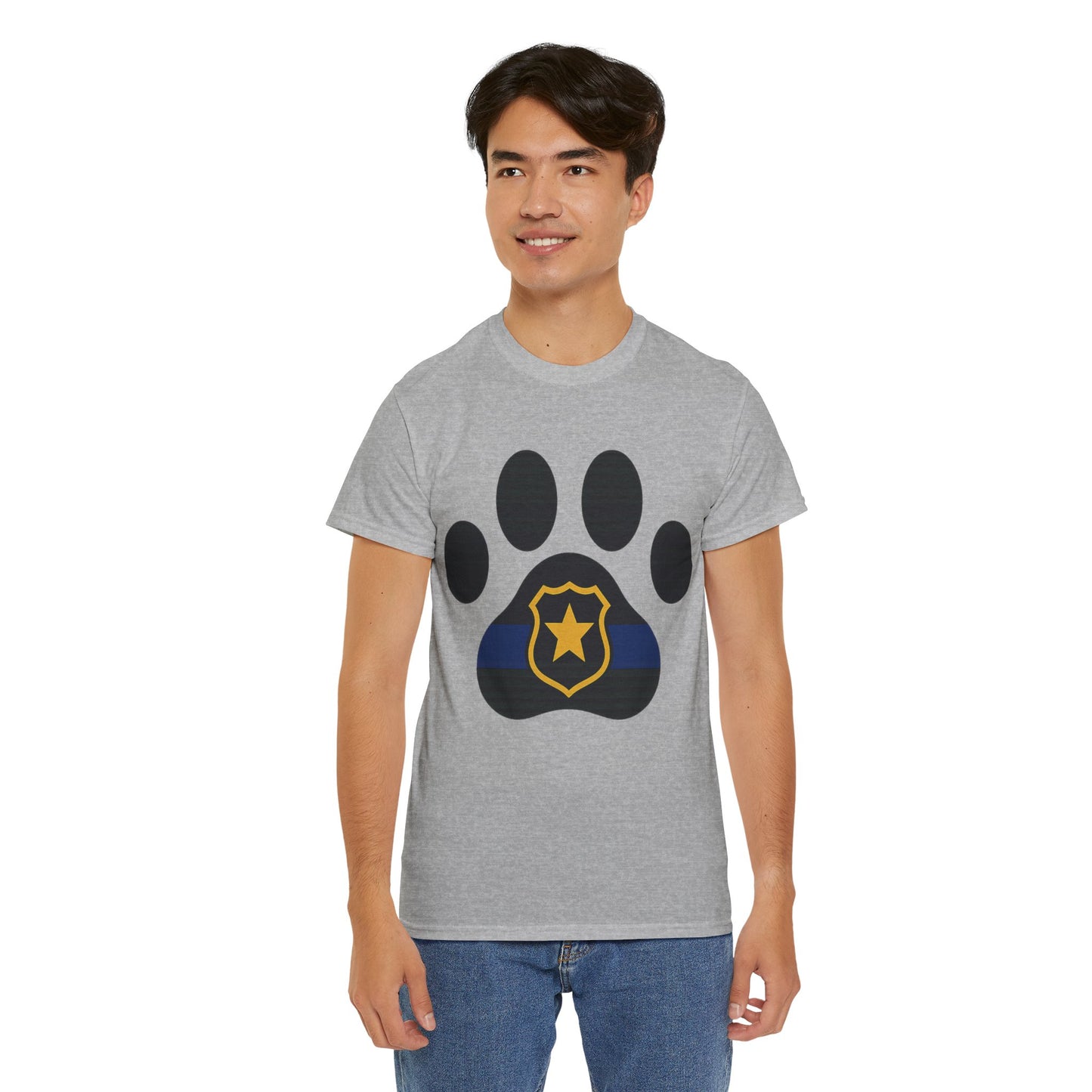 Supportive Law Enforcement T-Shirt, Pet Lover's Gift, Cop Gear, Memorial Day, Police Partner Tee, Animal Advocate Shirt