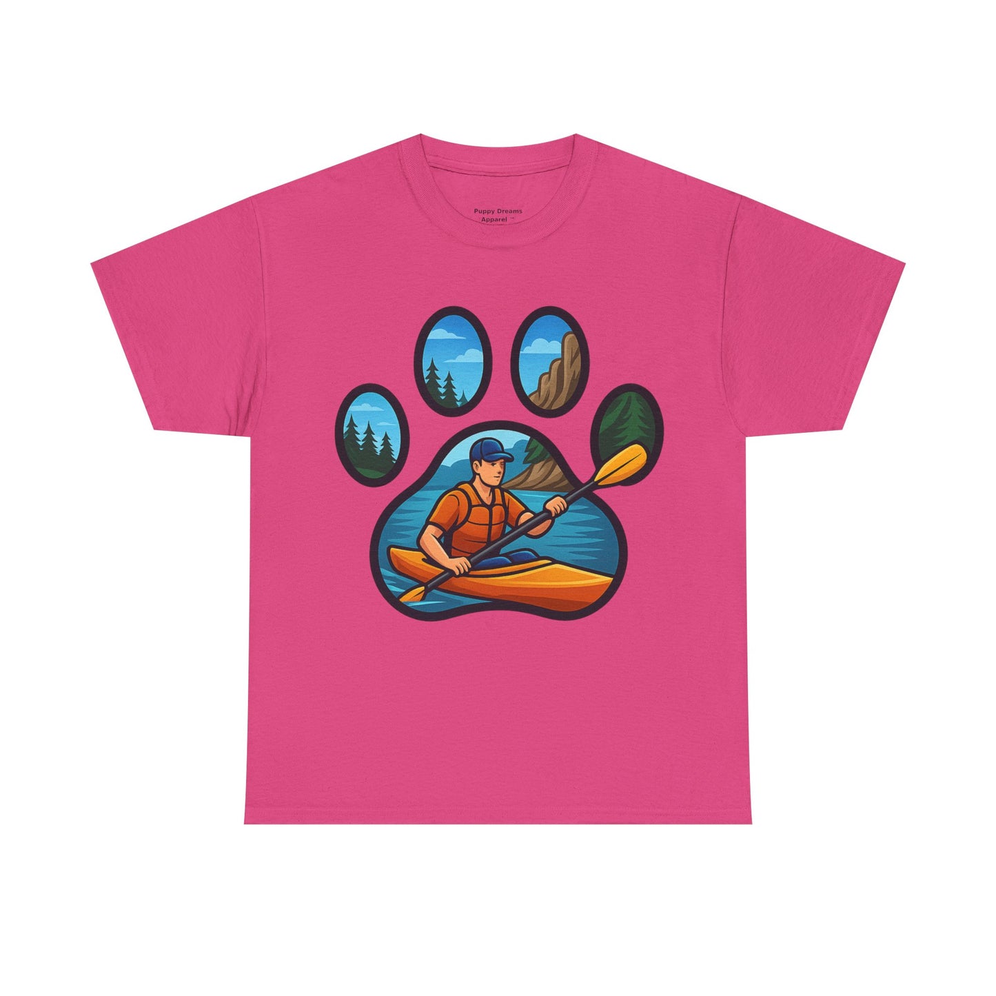 Adventure Kayaking Graphic Tee for Outdoor Lovers, Unisex Cotton Shirt, Nature Lovers Gift, Camping Apparel, Wildlife Design T-Shirt