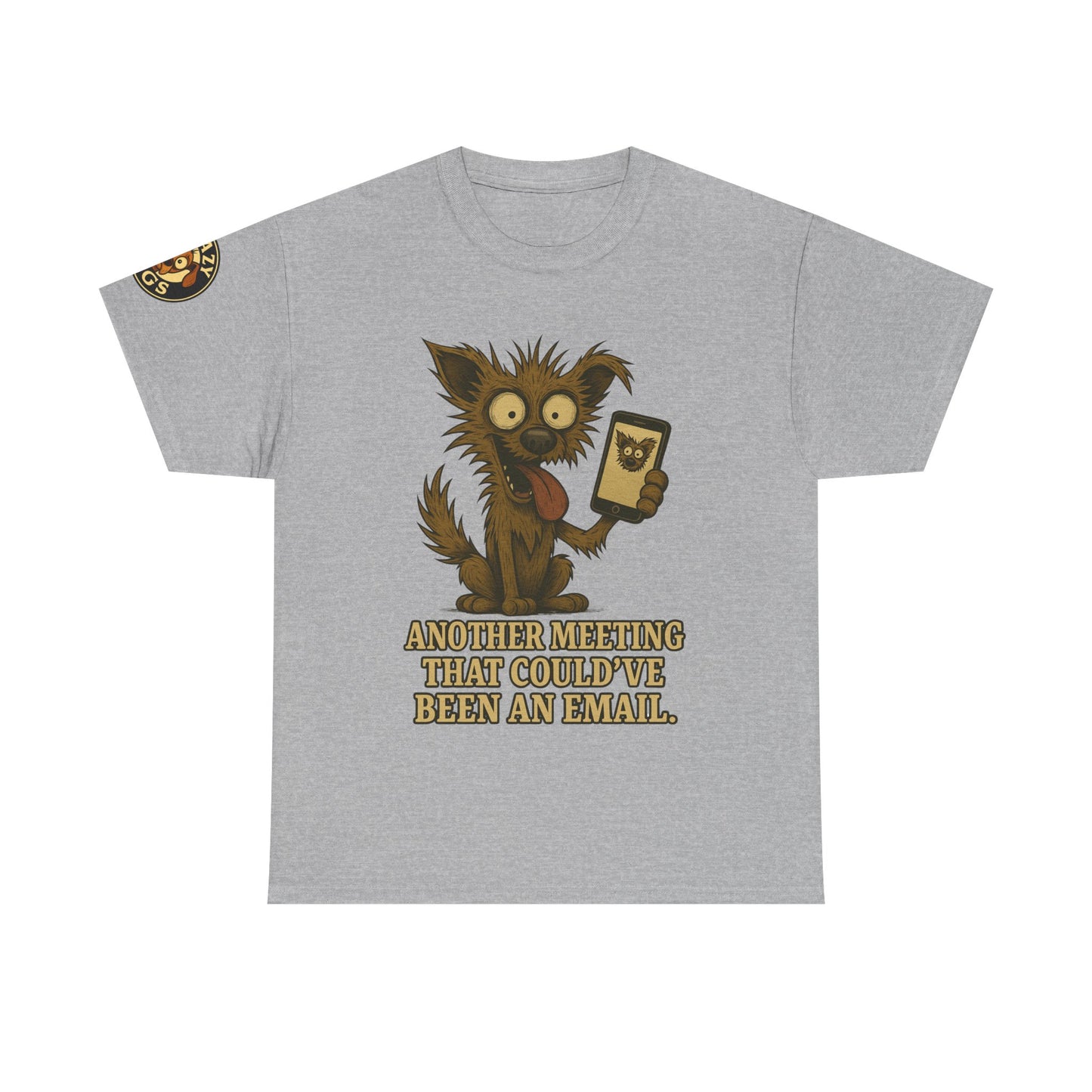 Funny Meeting Shirt — “Another Meeting That Could’ve Been an Email” Cat Cartoon Tee