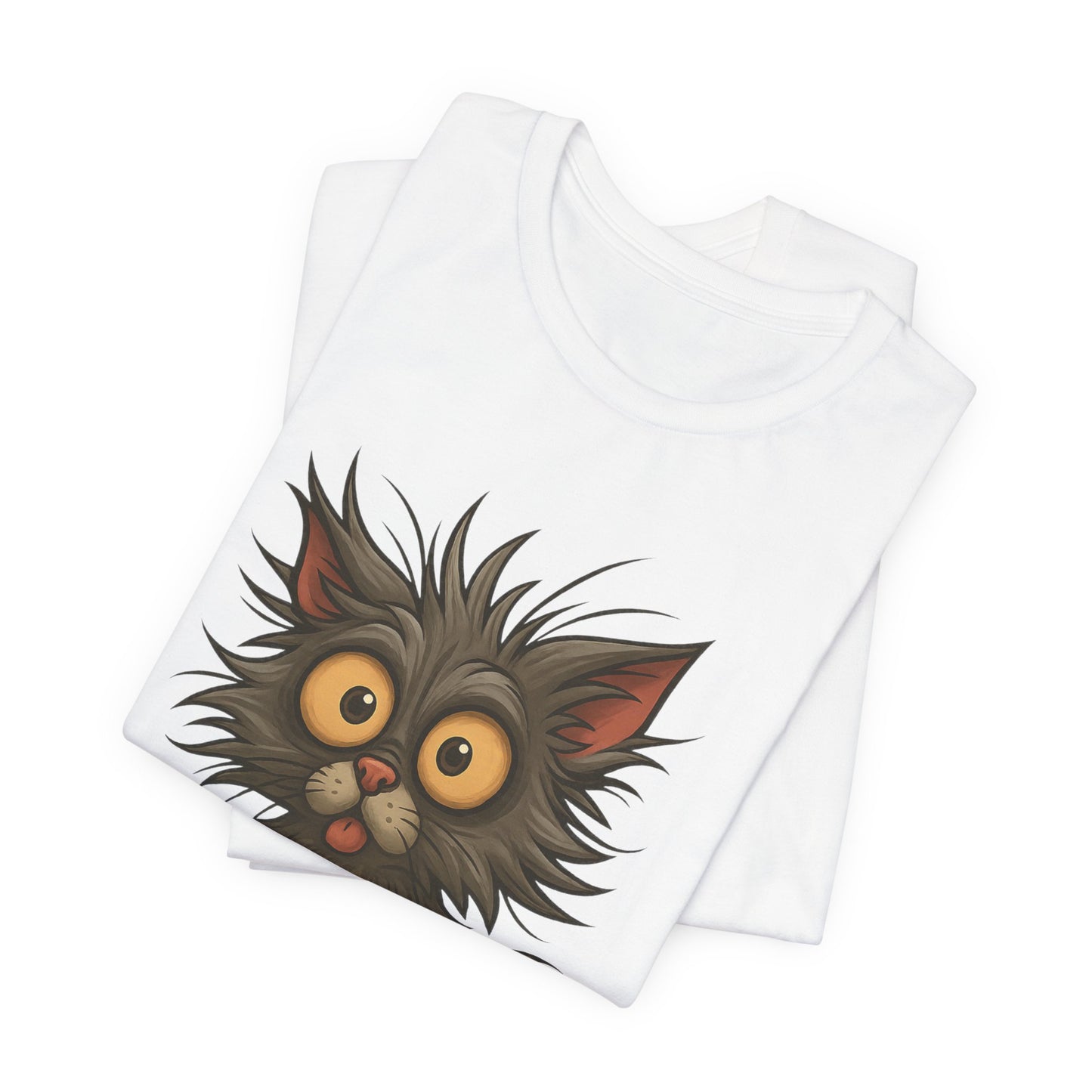 Hot Mess Cat Tee — Funny Cute Cat Graphic T-Shirt