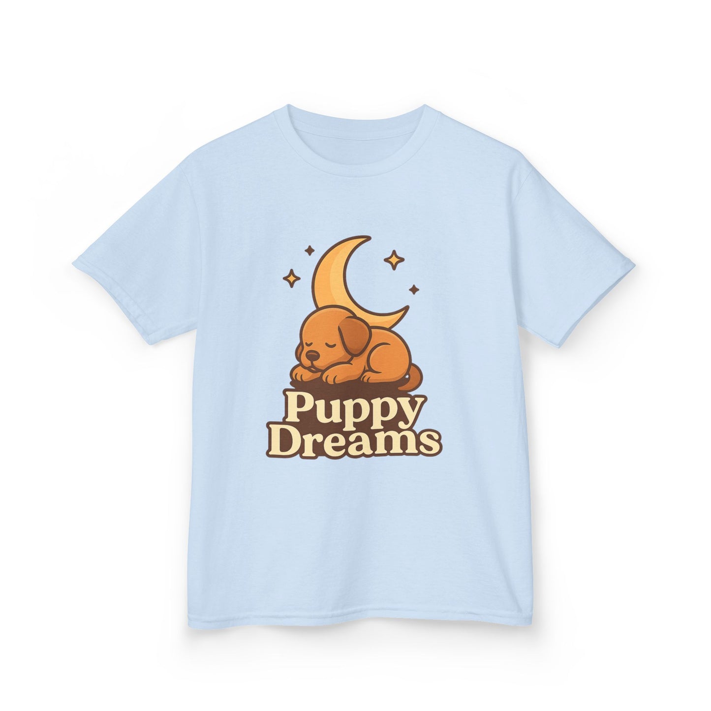 Puppy Dreams Kids Tee, Dreamy Cotton T-Shirt for Children, Cute Dog Shirt, Animal Lover Gift, Birthday Party Outfit, Cozy Everyday Wear