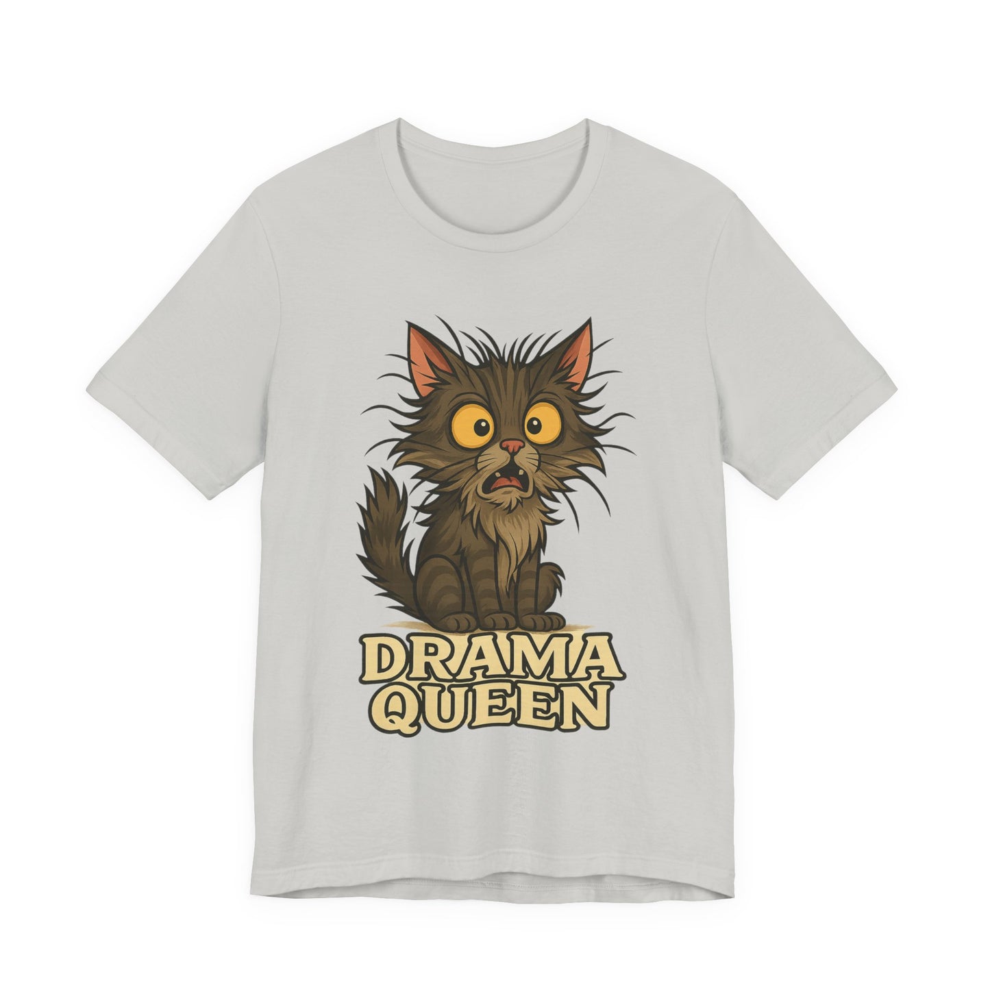 Drama Queen Cat T-Shirt — Crazy Cats Vintage Graphic Tee