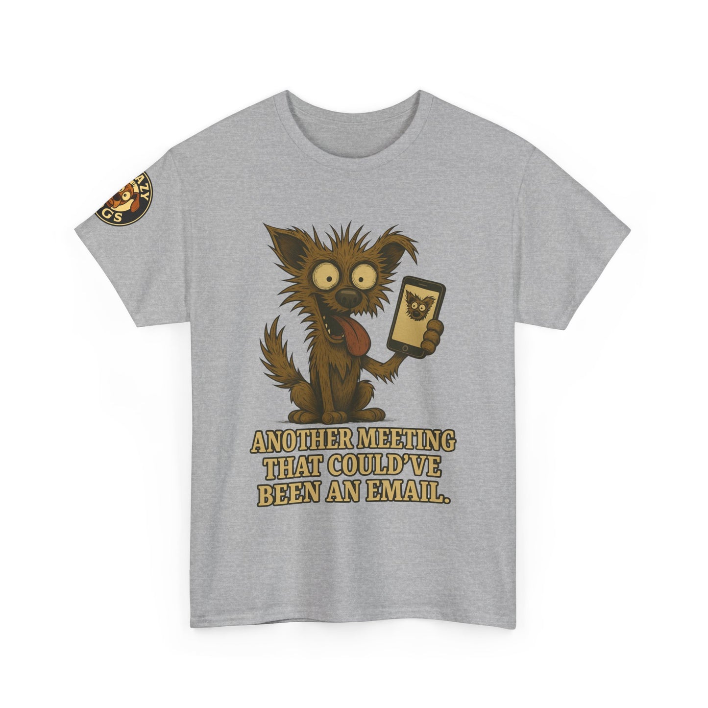 Funny Meeting Shirt — “Another Meeting That Could’ve Been an Email” Cat Cartoon Tee