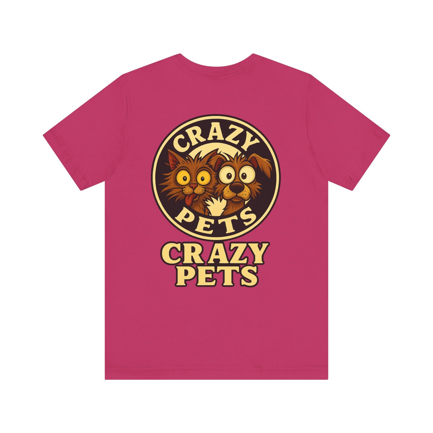 Running on Vibes and Poor Decisions Tee — Funny Coffee Dog Graphic T-Shirt