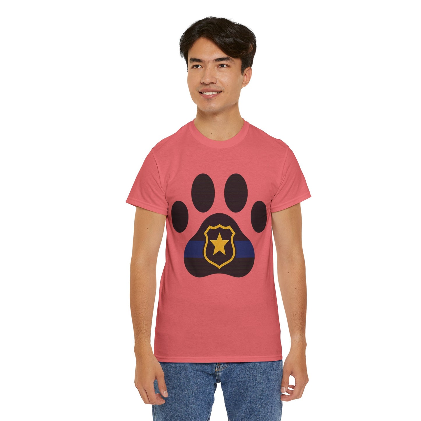 Supportive Law Enforcement T-Shirt, Pet Lover's Gift, Cop Gear, Memorial Day, Police Partner Tee, Animal Advocate Shirt