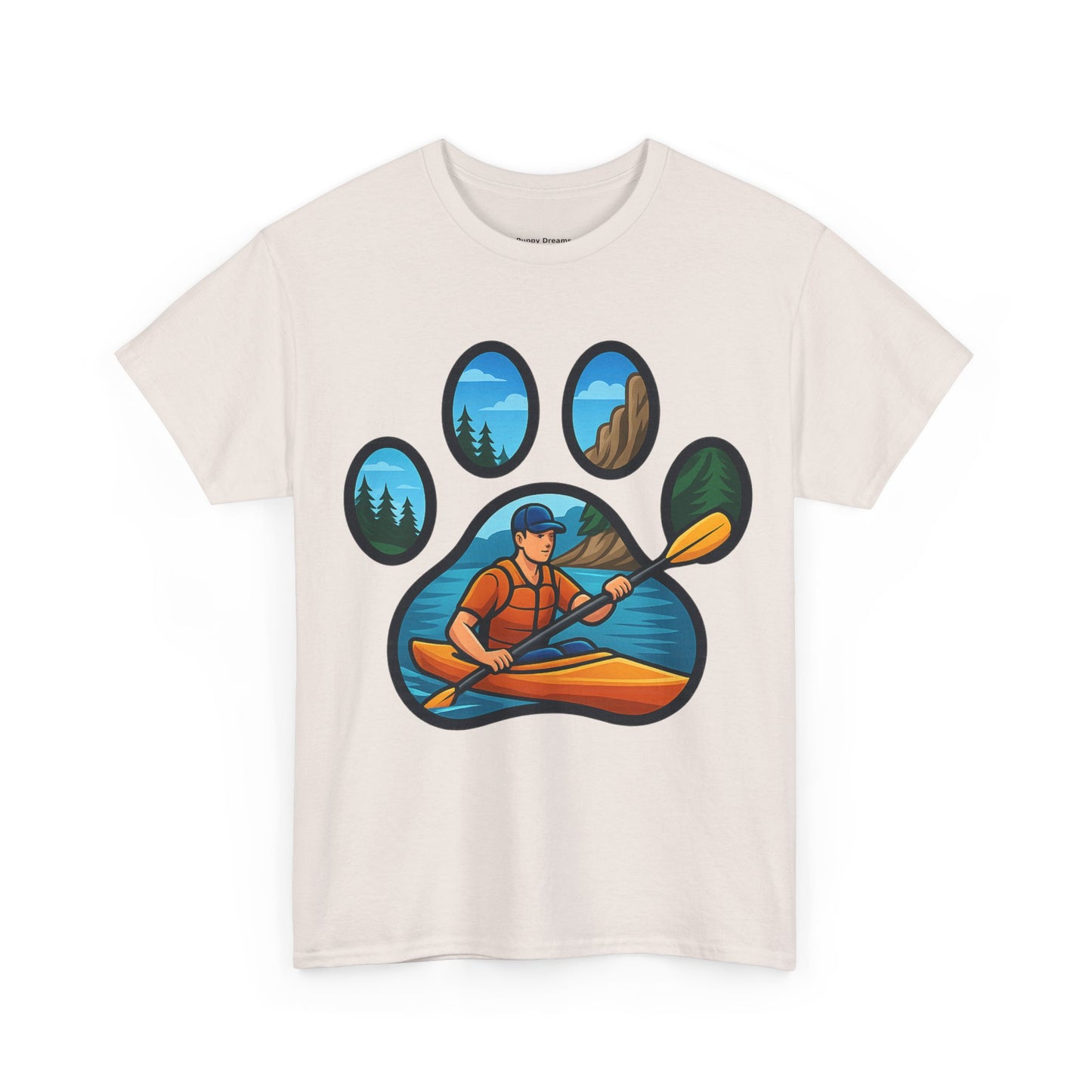 Adventure Kayaking Graphic Tee for Outdoor Lovers, Unisex Cotton Shirt, Nature Lovers Gift, Camping Apparel, Wildlife Design T-Shirt