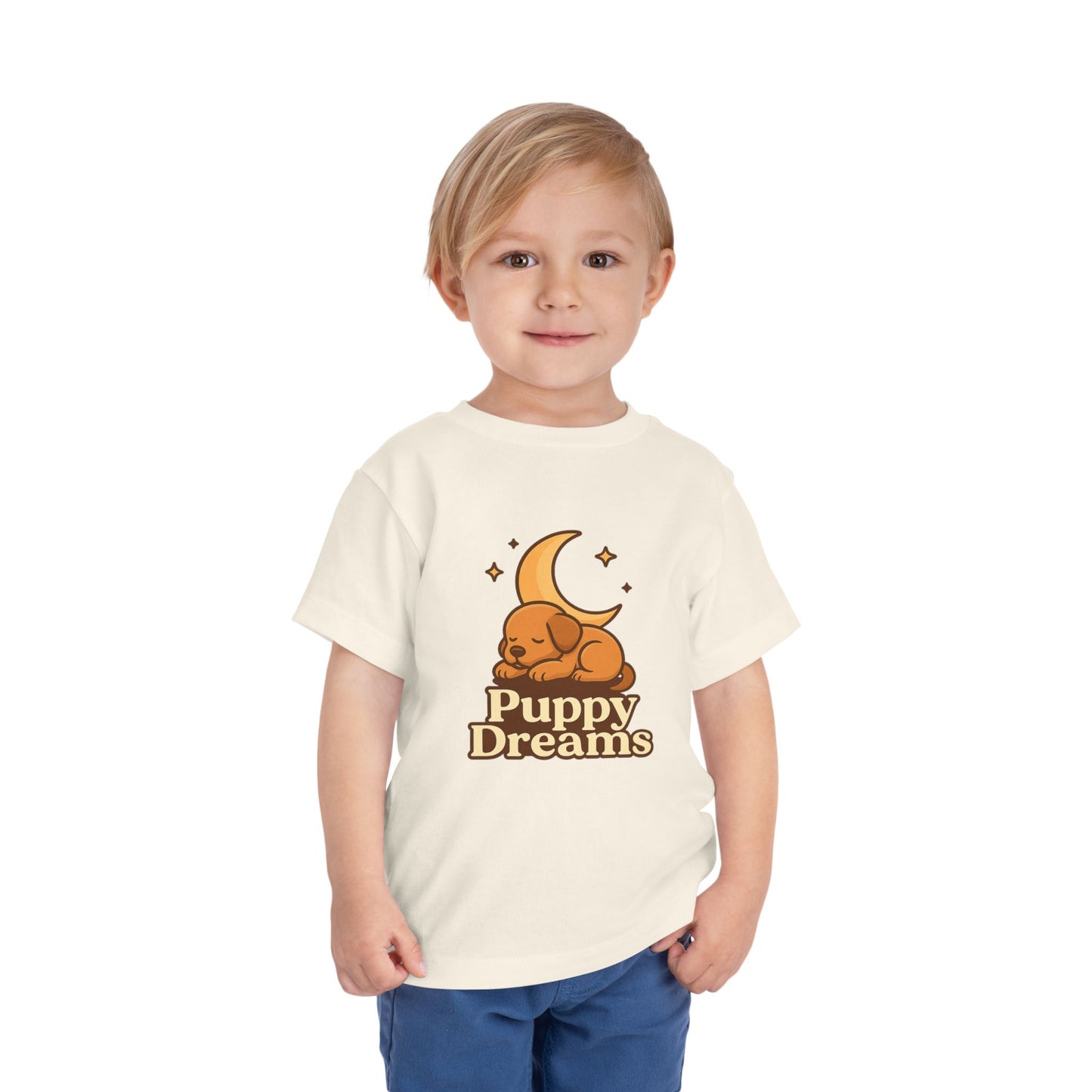 Puppy Dreams Toddler Tee, Cute Kids Shirt, Baby Gift, Animal Lovers T-Shirt, Toddler Summer Wear, Birthday Present