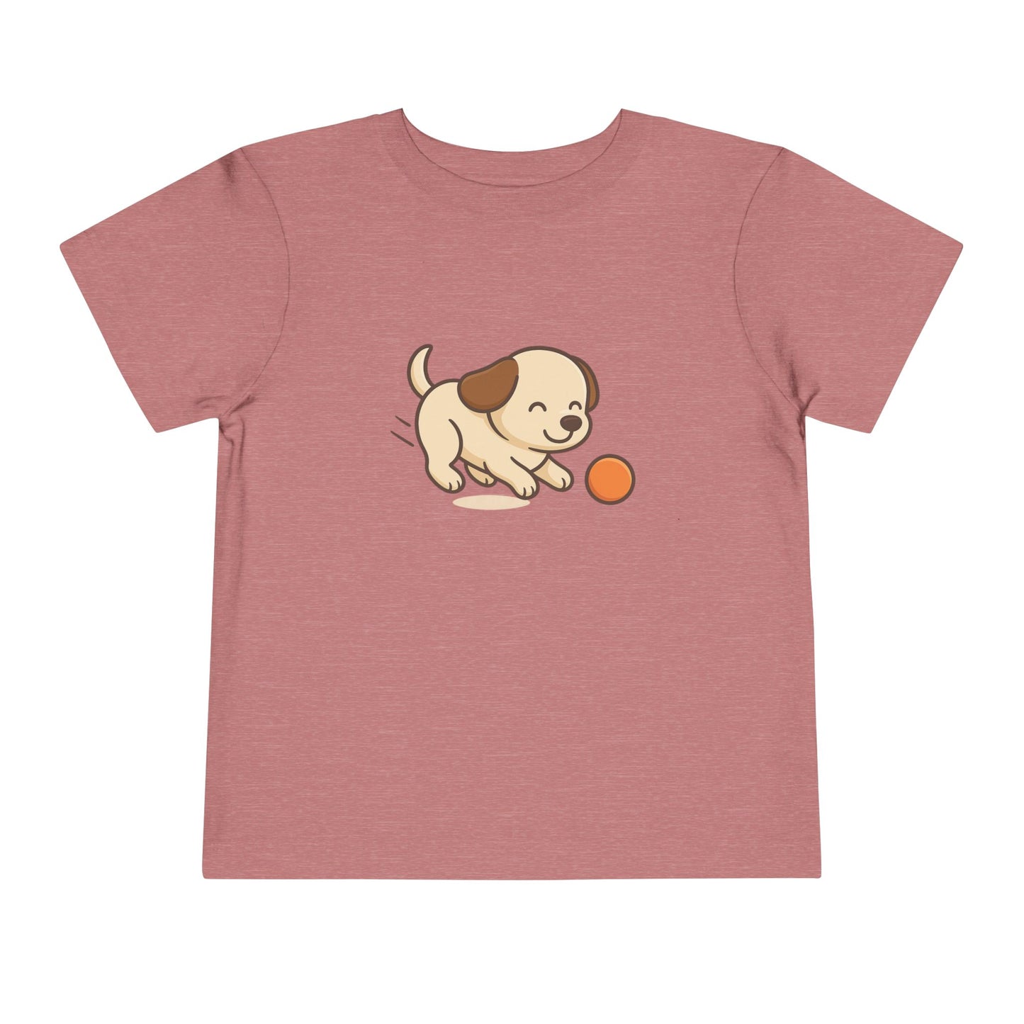 Cute Puppy Toddler Tee, Kids T-Shirt, Summer Play Shirt, Dog Lover Gift, Birthday Outfit