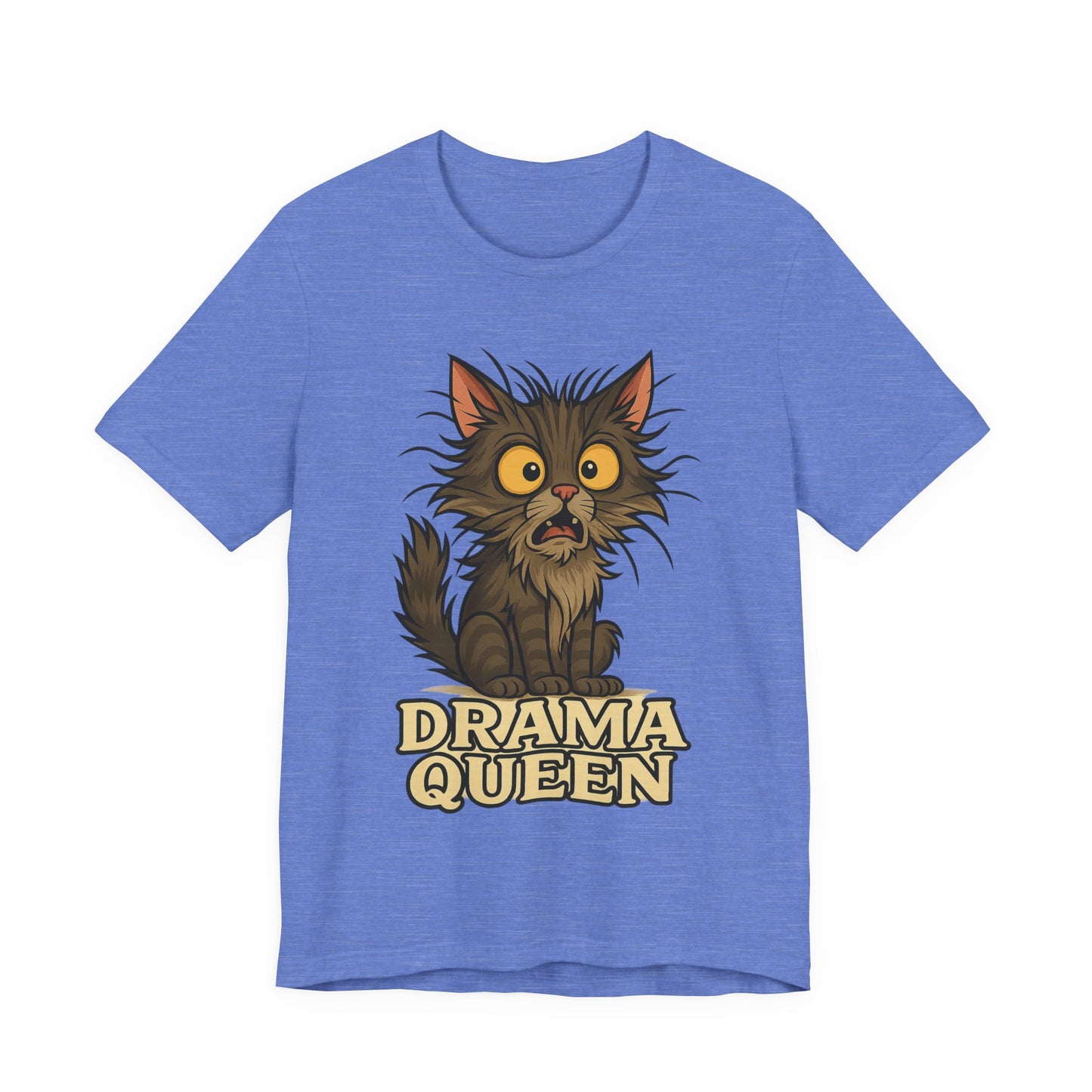 Drama Queen Cat T-Shirt — Crazy Cats Vintage Graphic Tee