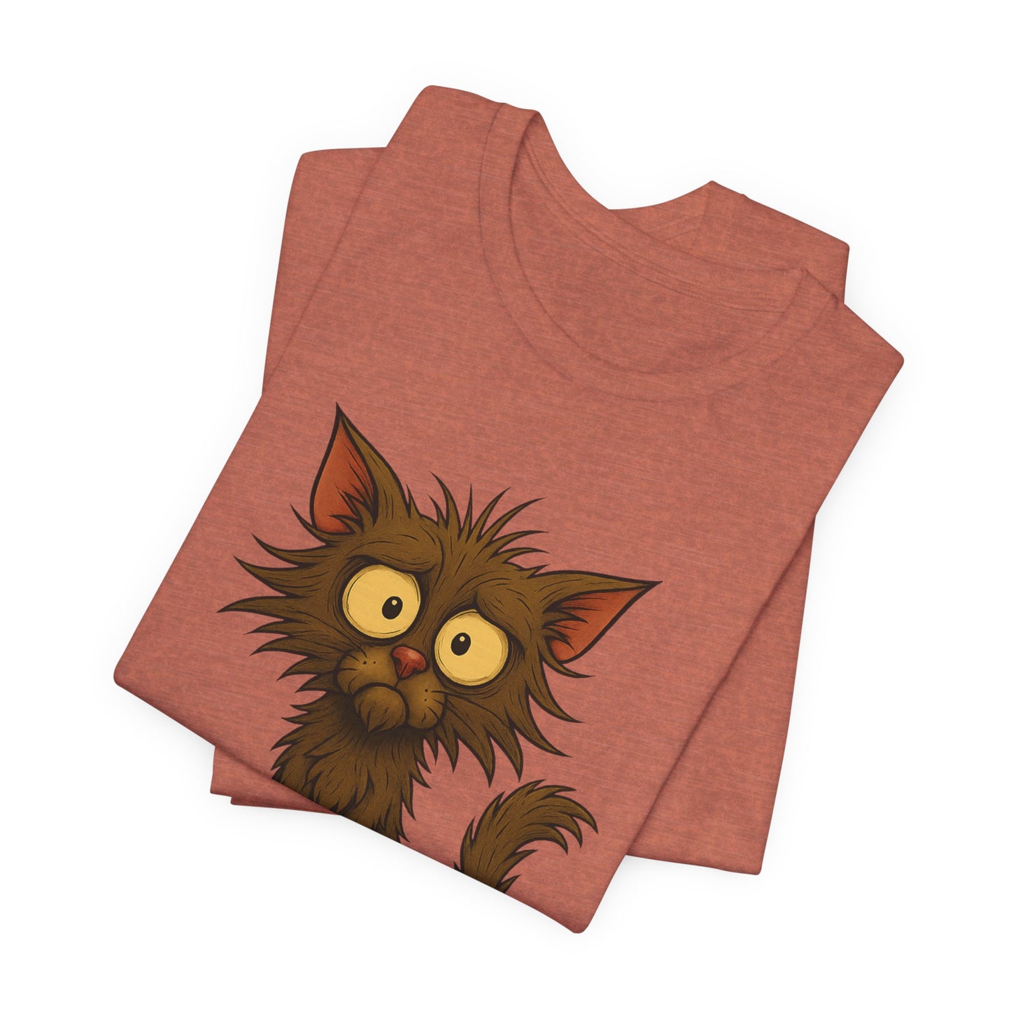 Funny Cat T-Shirt — "I'm At My Limit, Please Don't Test Me" Cute Stressed Kitty Graphic Tee