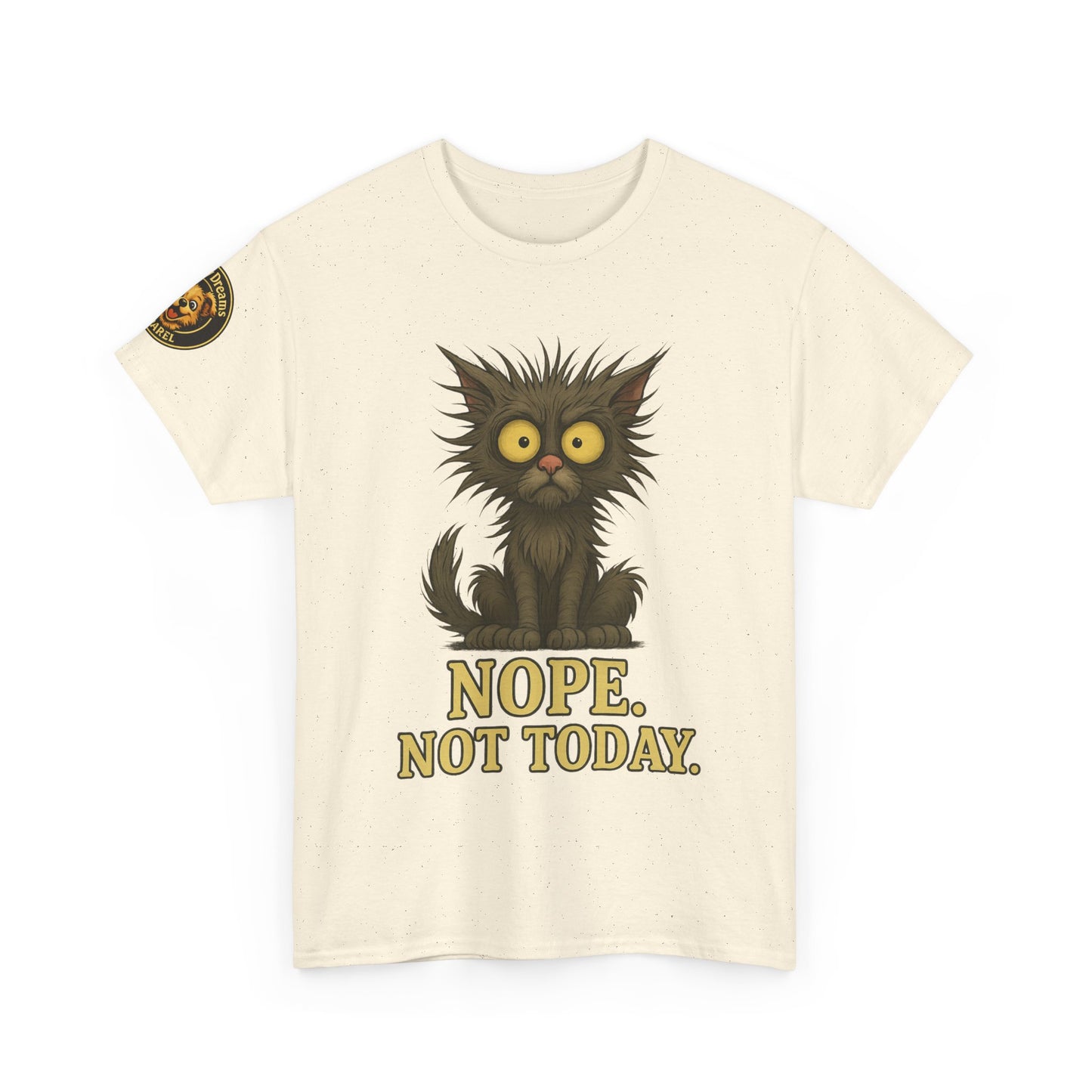 Cat 'Nope. Not Today.' T‑Shirt — Funny Grumpy Cat Graphic Tee