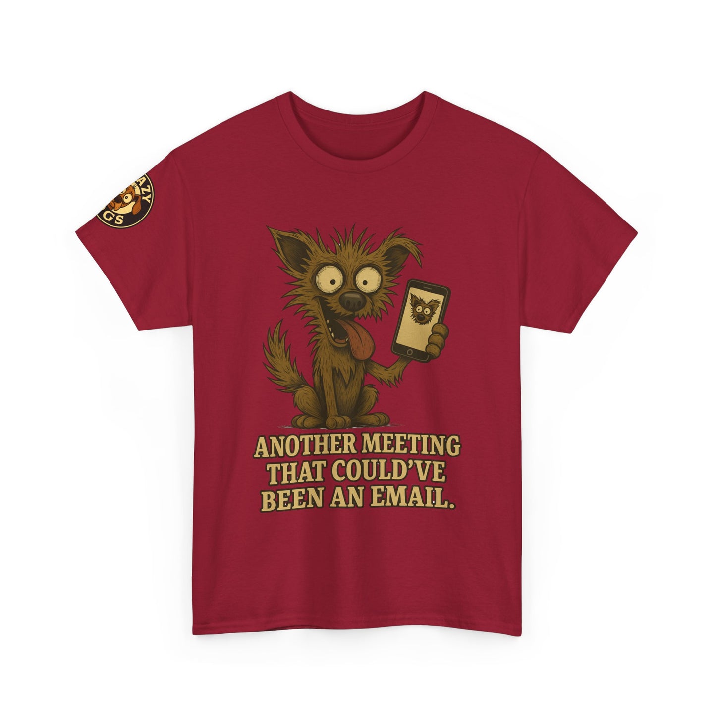 Funny Meeting Shirt — “Another Meeting That Could’ve Been an Email” Cat Cartoon Tee