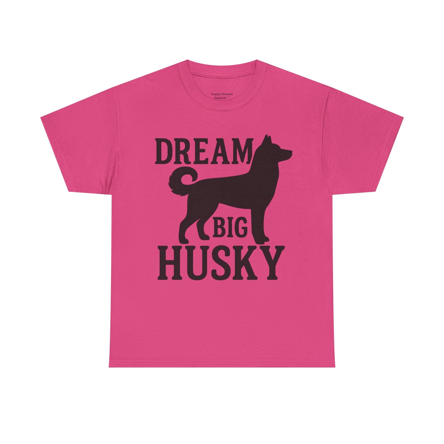 Dream Big Husky Unisex T-Shirt | Inspirational Pet Lover Tee, Gift for Dog Owners, Cute Canine Apparel, Everyday Casual Wear