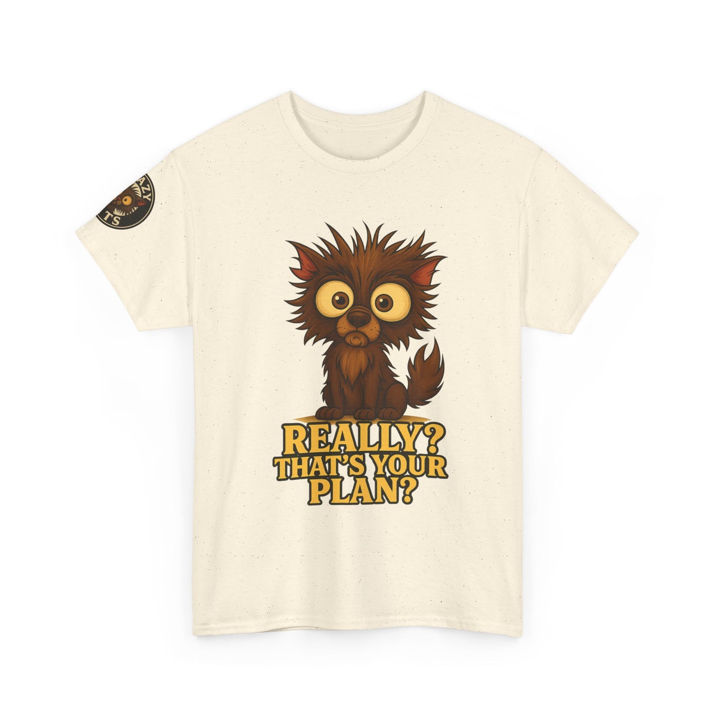 T-Shirt — Cute Owl Graphic “Really? That’s Your Plan?” Funny Animal Tee
