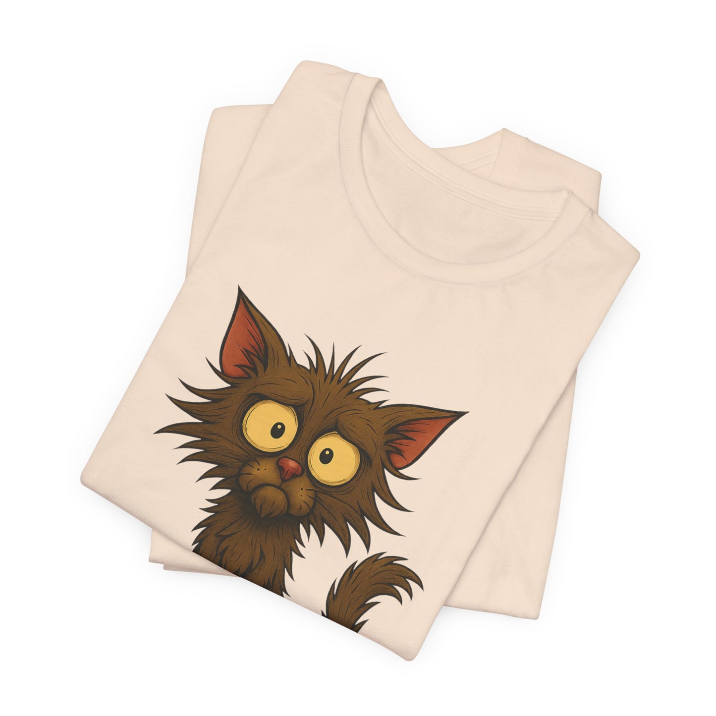 Funny Cat T-Shirt — "I'm At My Limit, Please Don't Test Me" Cute Stressed Kitty Graphic Tee