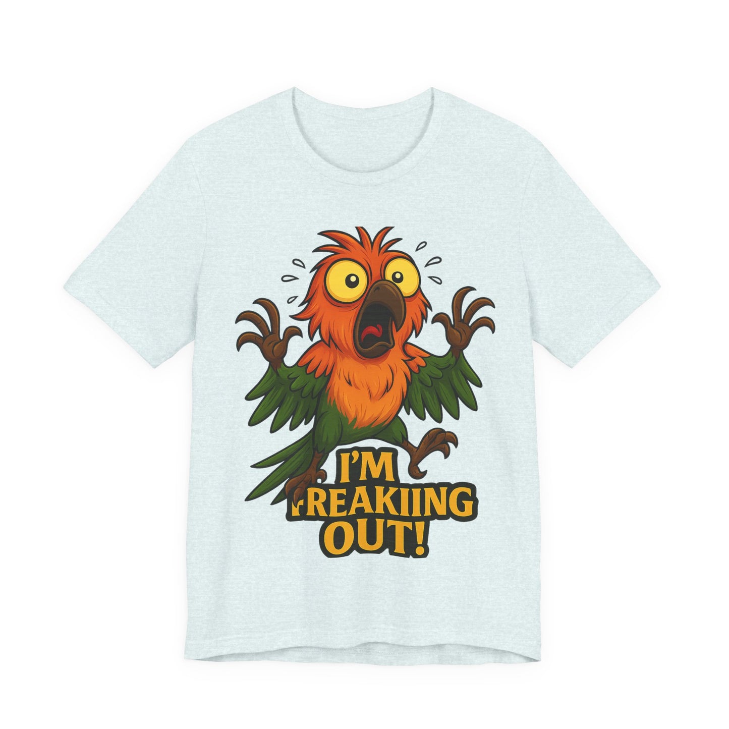Funny "I'm Freaking Out" Parrot T-Shirt