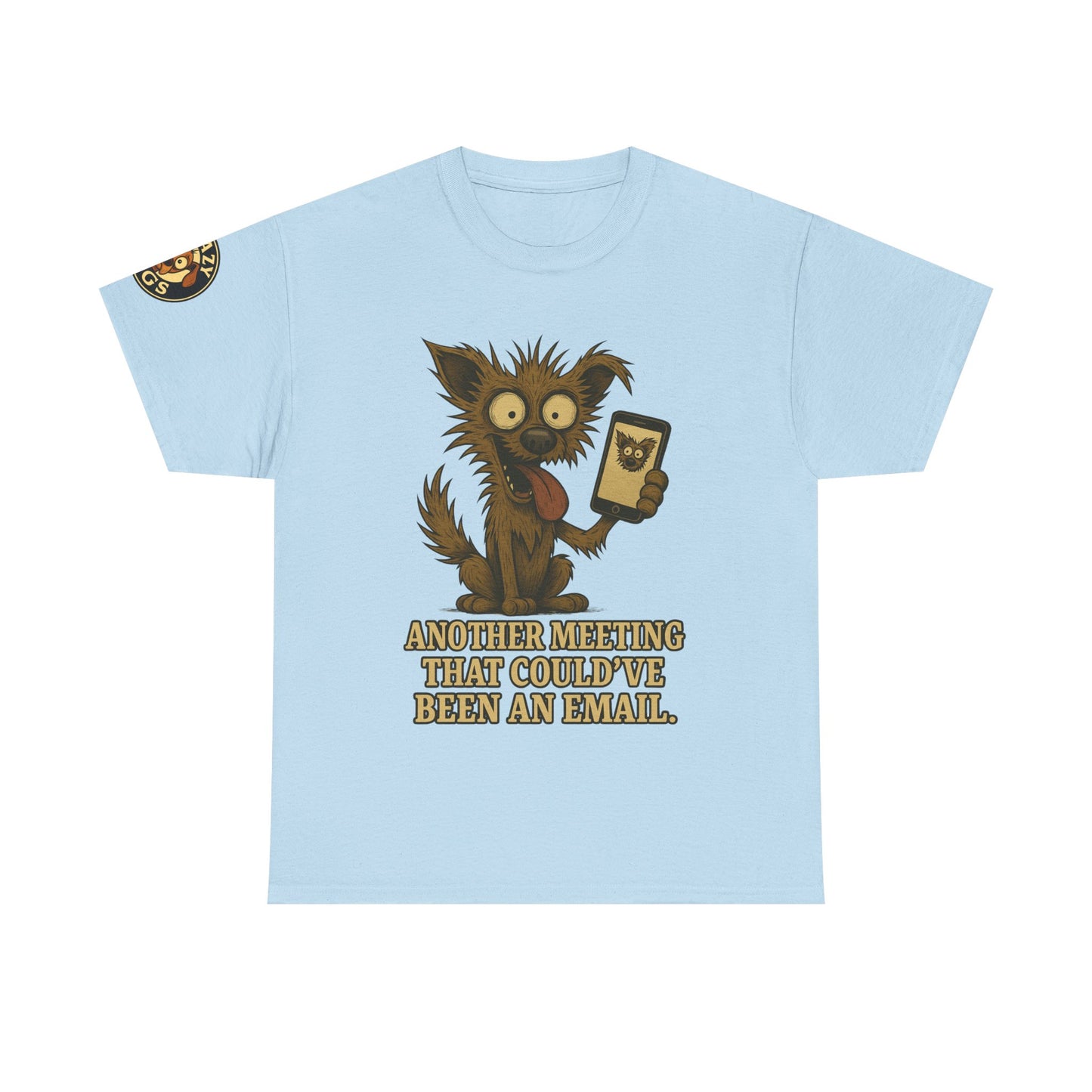 Funny Meeting Shirt — “Another Meeting That Could’ve Been an Email” Cat Cartoon Tee