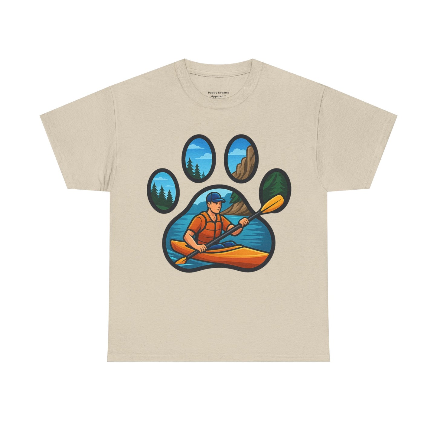 Adventure Kayaking Graphic Tee for Outdoor Lovers, Unisex Cotton Shirt, Nature Lovers Gift, Camping Apparel, Wildlife Design T-Shirt