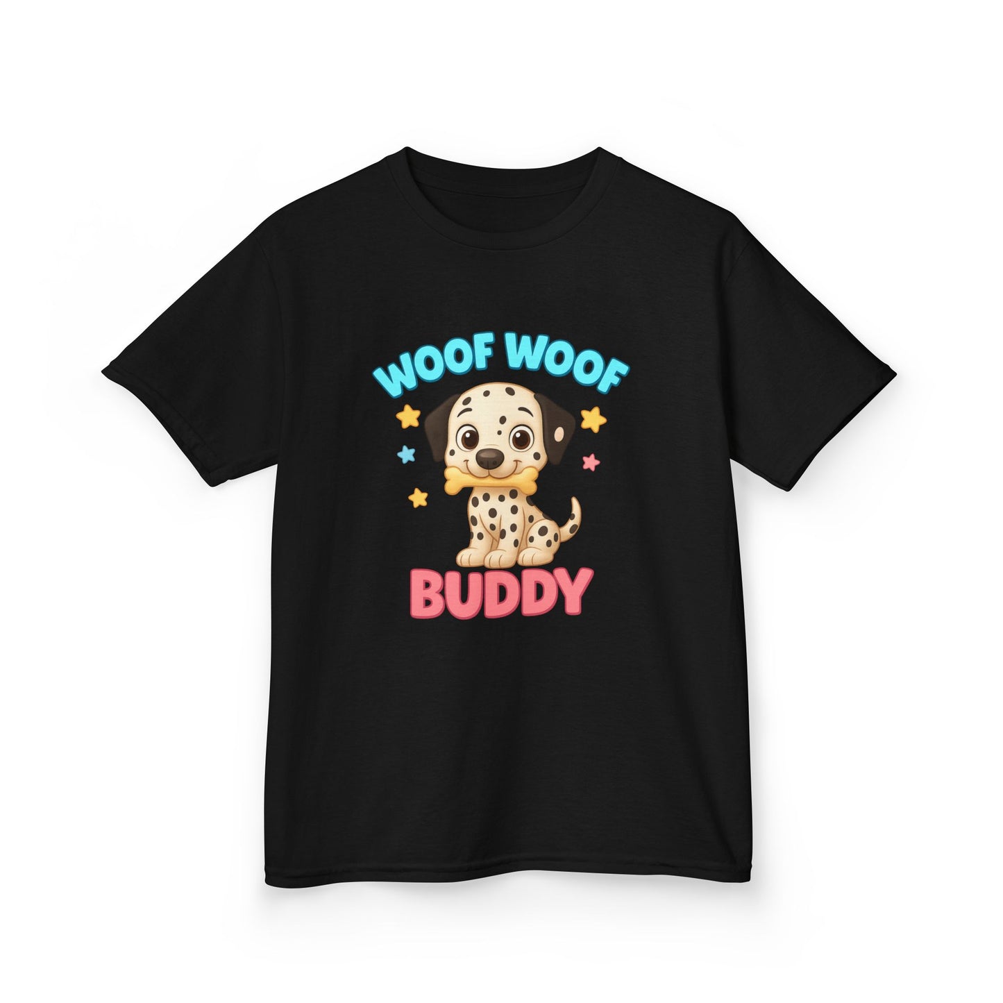 Kids Dalmatian Dog Tee, Cute Pet Shirt for Boys & Girls, Birthday Gift, Animal Lovers, Fun Casual Wear, Cartoon Dog Design