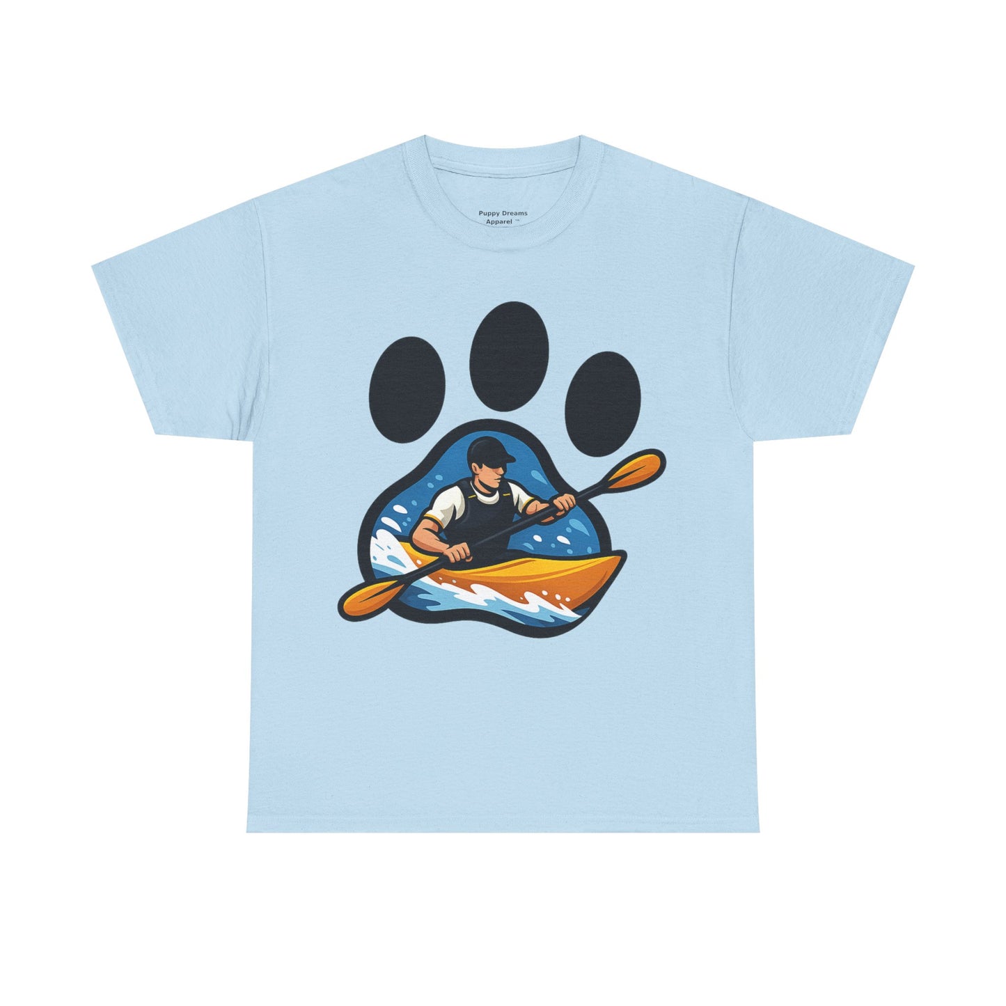 Kayaking Paw Print Tee – Adventure Lover's Unisex Heavy Cotton T-Shirt, Gift for Outdoor Enthusiasts, Wildlife Lovers, Nature Apparel, [...]
