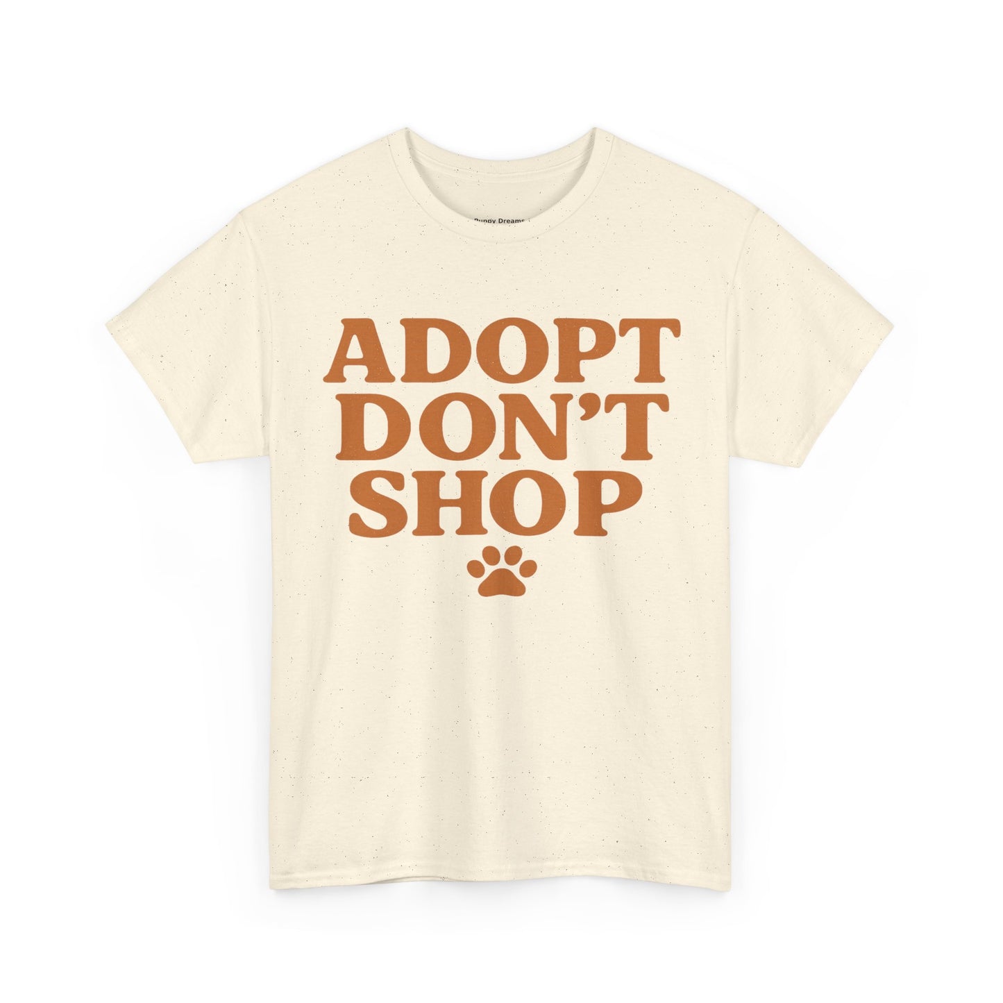 Adopt Don't Shop Unisex Heavy Cotton Tee, Pet Lover Gift, Animal Rescue T-Shirt, Ethical Fashion, Animal Rights, Casual Everyday Wear