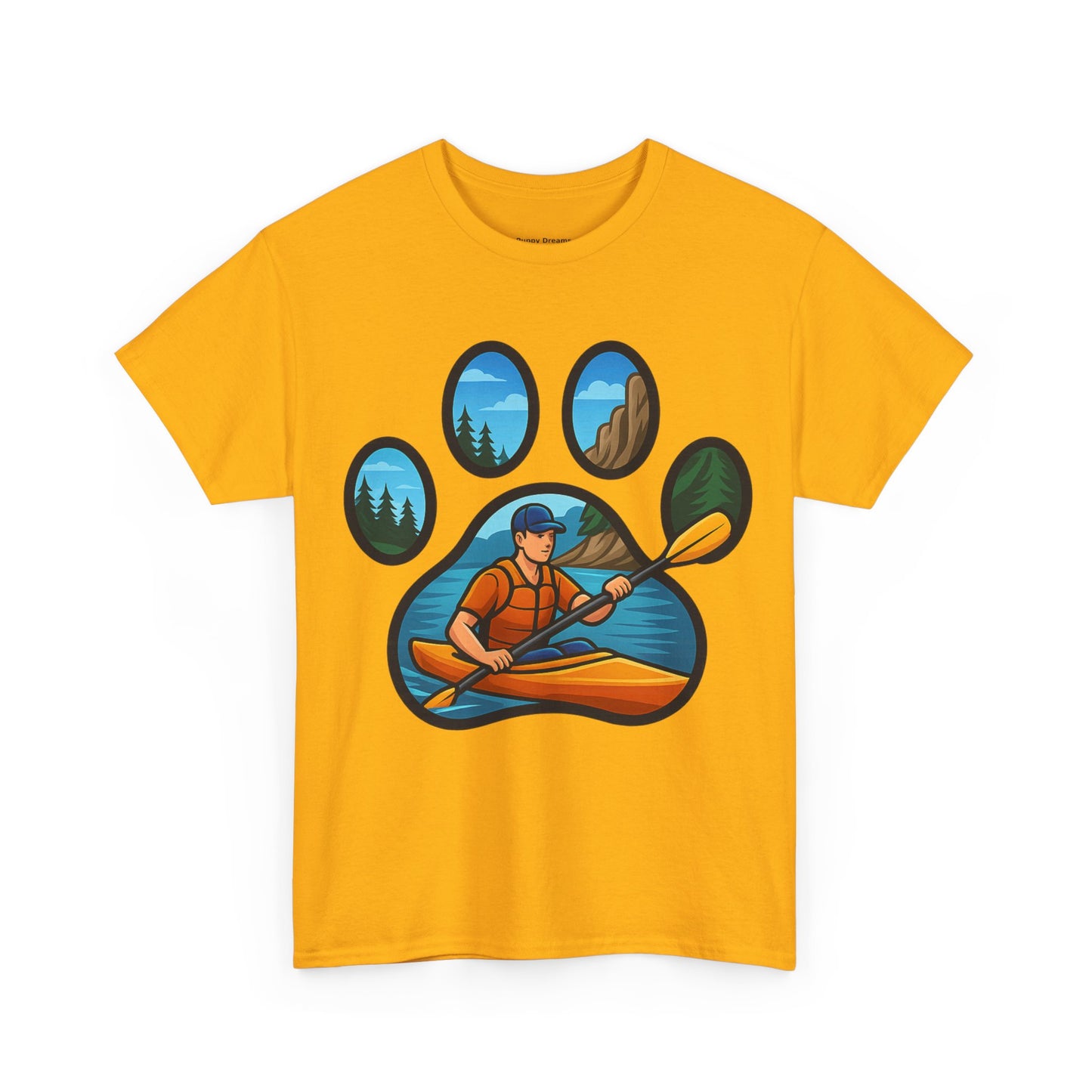 Adventure Kayaking Graphic Tee for Outdoor Lovers, Unisex Cotton Shirt, Nature Lovers Gift, Camping Apparel, Wildlife Design T-Shirt
