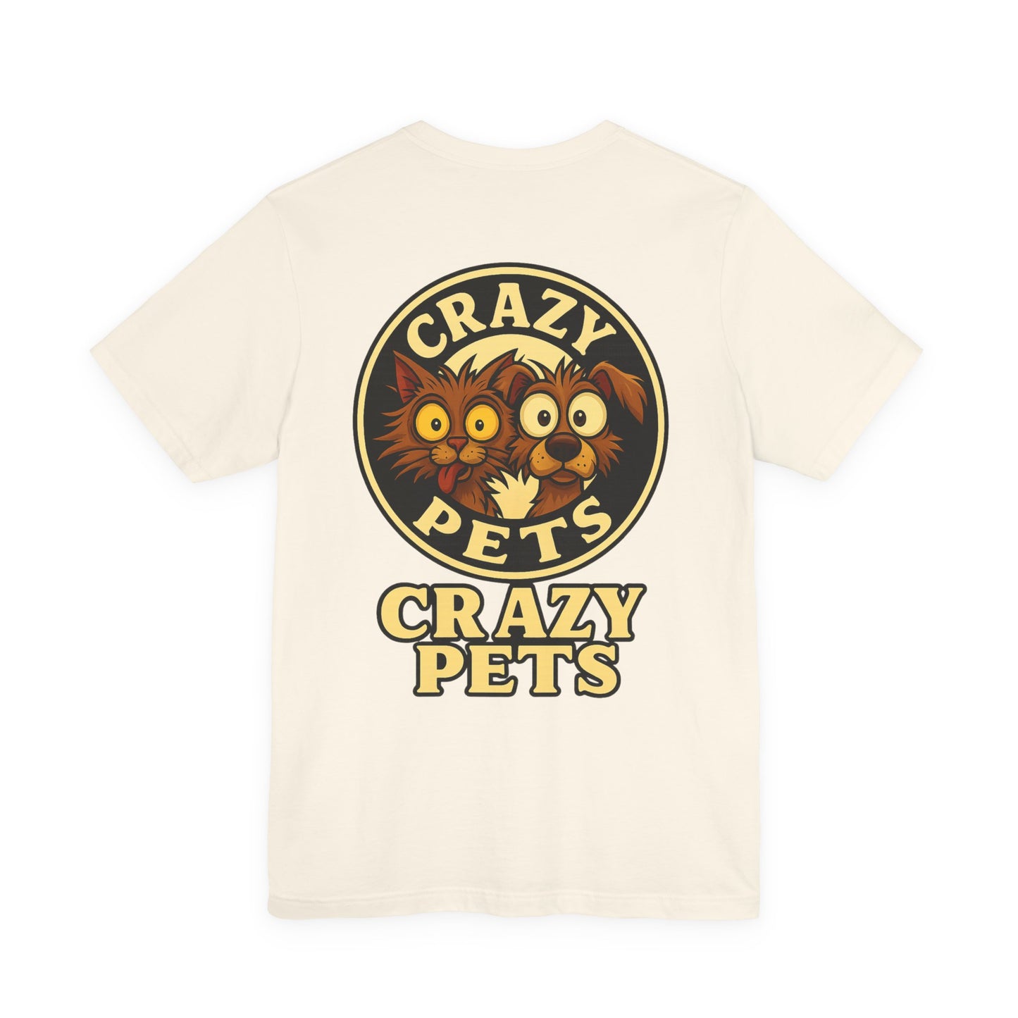 Warning: May Contain Caffeine Dog Tee — Cute Coffee Lover T-Shirt