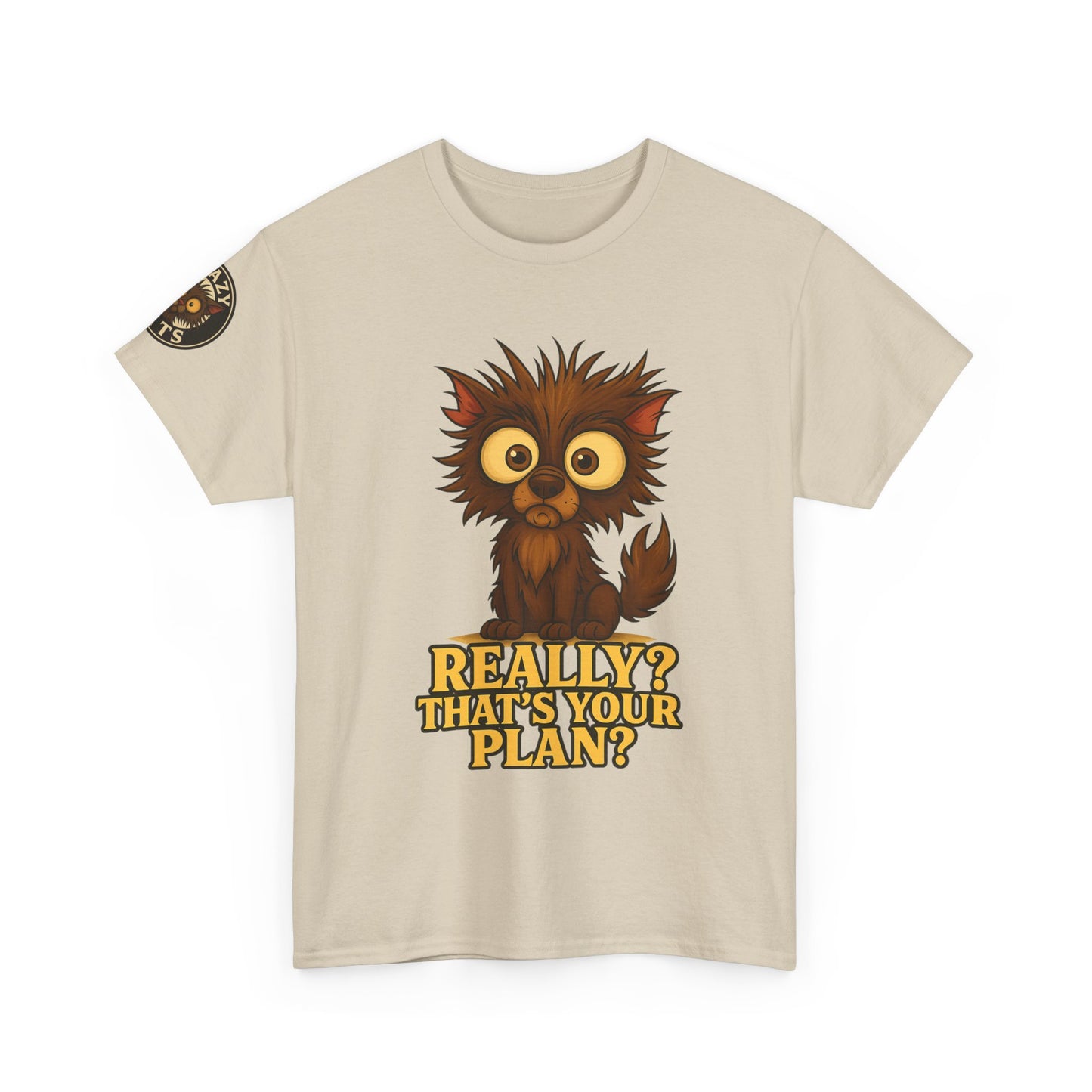 T-Shirt — Cute Owl Graphic “Really? That’s Your Plan?” Funny Animal Tee