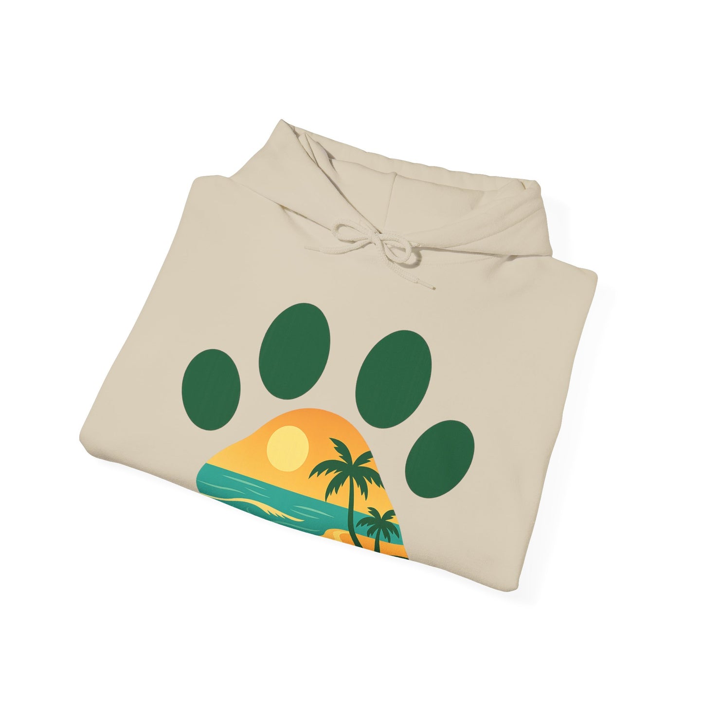 Cozy Beach Vibes Sweatshirt - Unisex Heavy Blend Hoodie for Pet Lovers, Sunset Design, Perfect Gift for Animal Lovers, Casual Comfort, [...]
