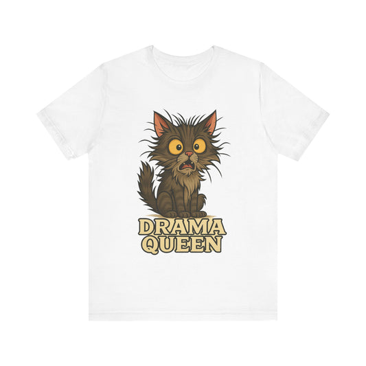 Drama Queen Cat T-Shirt — Crazy Cats Vintage Graphic Tee
