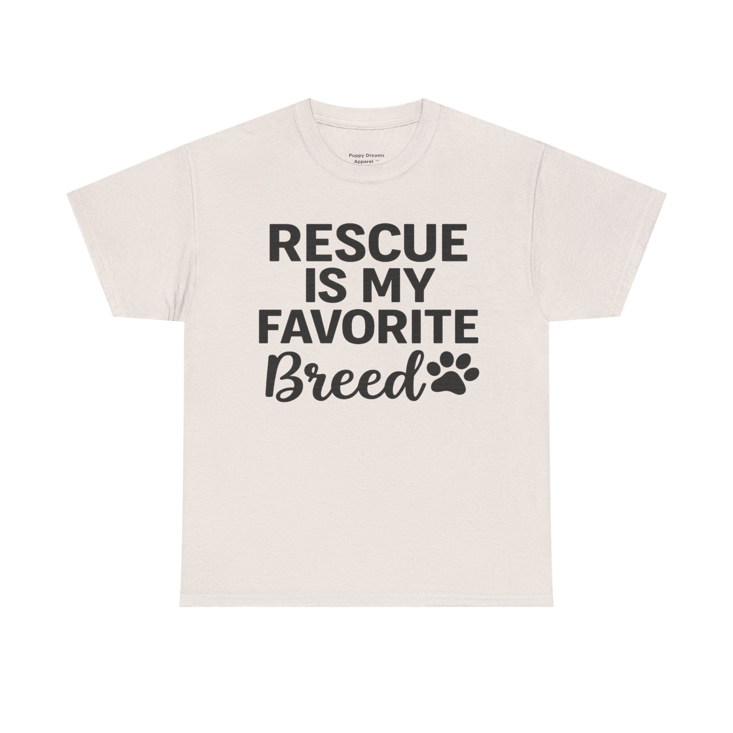 Rescue Dog Appreciation Tee, Unisex Heavy Cotton Shirt, Animal Lover Gift, Pet Adoption Shirt, Dog Rescue Awareness T-Shirt