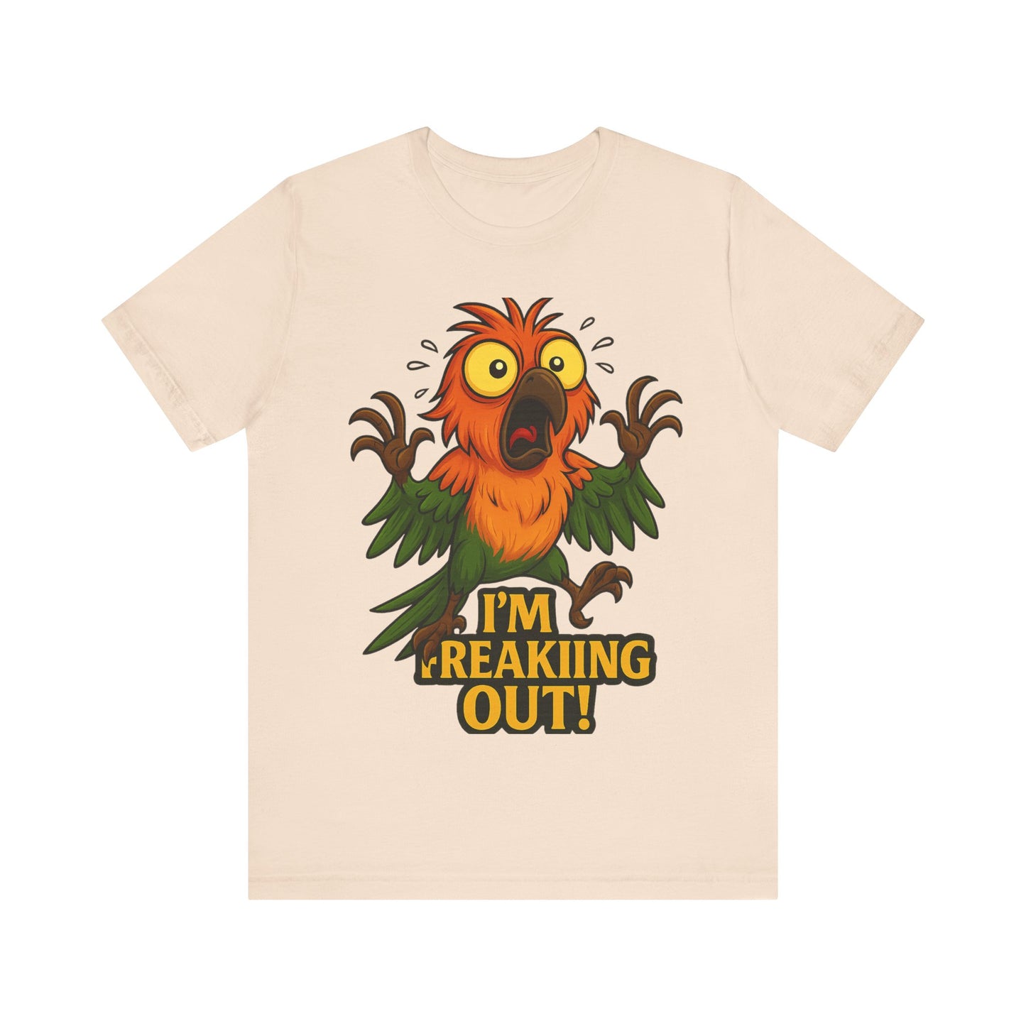 Funny "I'm Freaking Out" Parrot T-Shirt