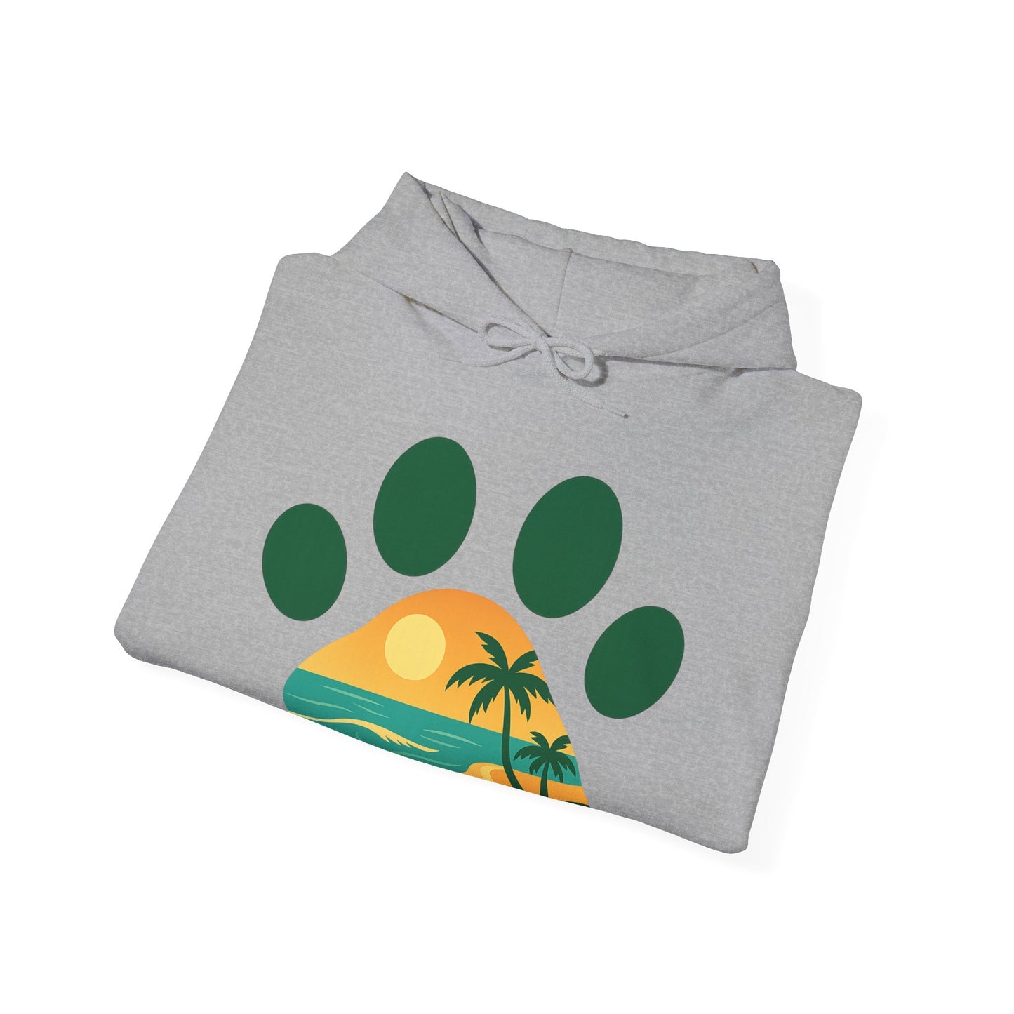 Cozy Beach Vibes Sweatshirt - Unisex Heavy Blend Hoodie for Pet Lovers, Sunset Design, Perfect Gift for Animal Lovers, Casual Comfort, [...]