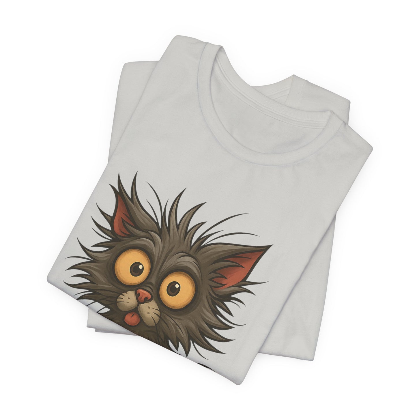 Hot Mess Cat Tee — Funny Cute Cat Graphic T-Shirt