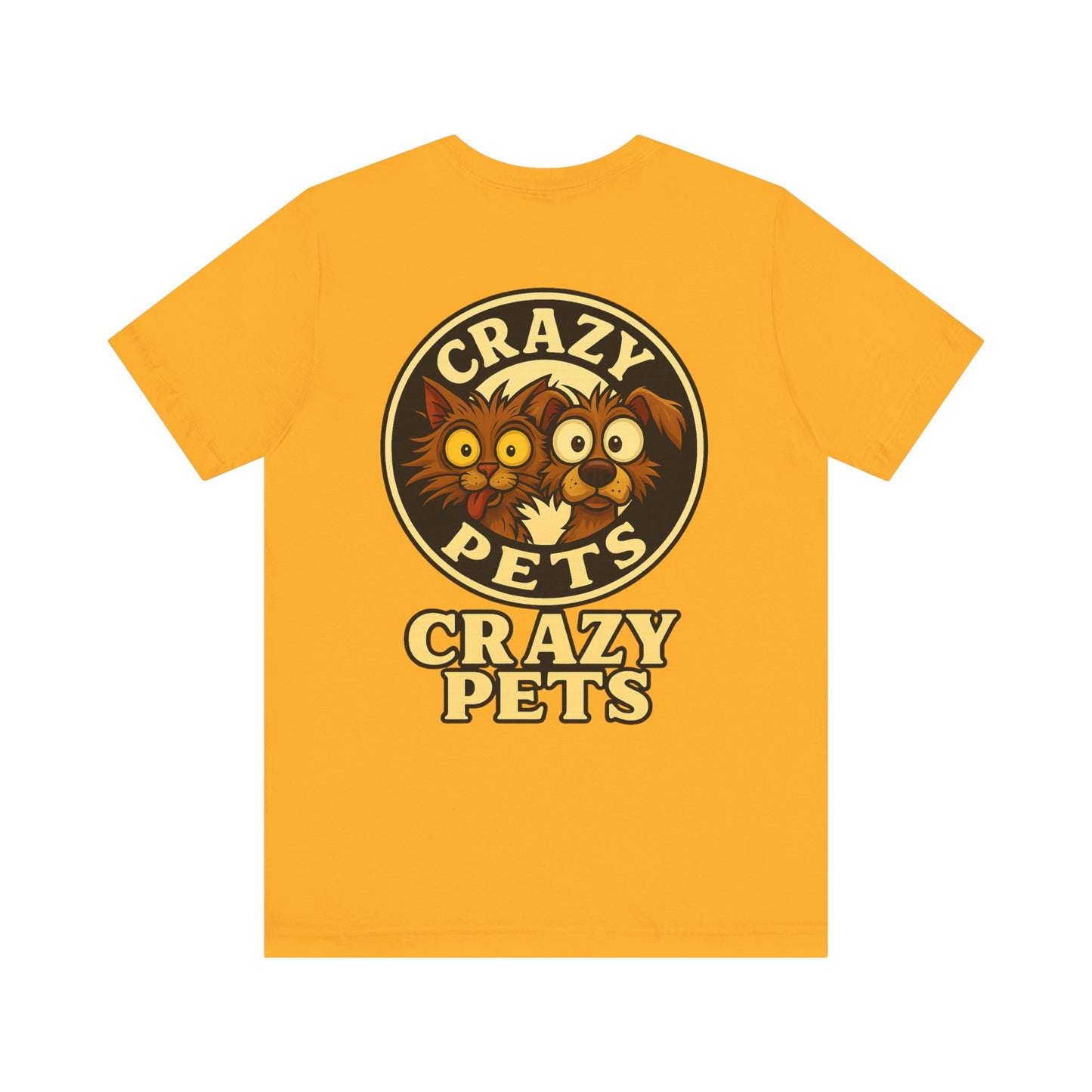 Running on Vibes and Poor Decisions Tee — Funny Coffee Dog Graphic T-Shirt