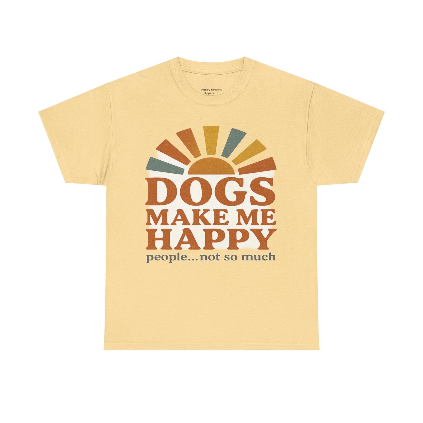Dog Lover's Unisex Heavy Cotton Tee - Relaxed Fit, Perfect for Pet Owners, Casual Wear, Gift Ideas, Dog-Themed Apparel