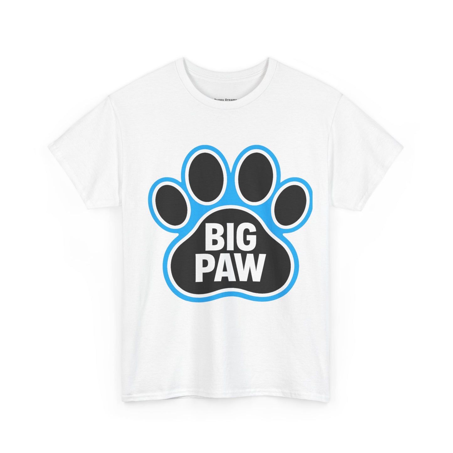 Big Paw Animal Lover Tee, Pet Owner Gift, Unisex Cotton Shirt for Dog Lovers, Cute Paw Print Tee, Casual Everyday Wear