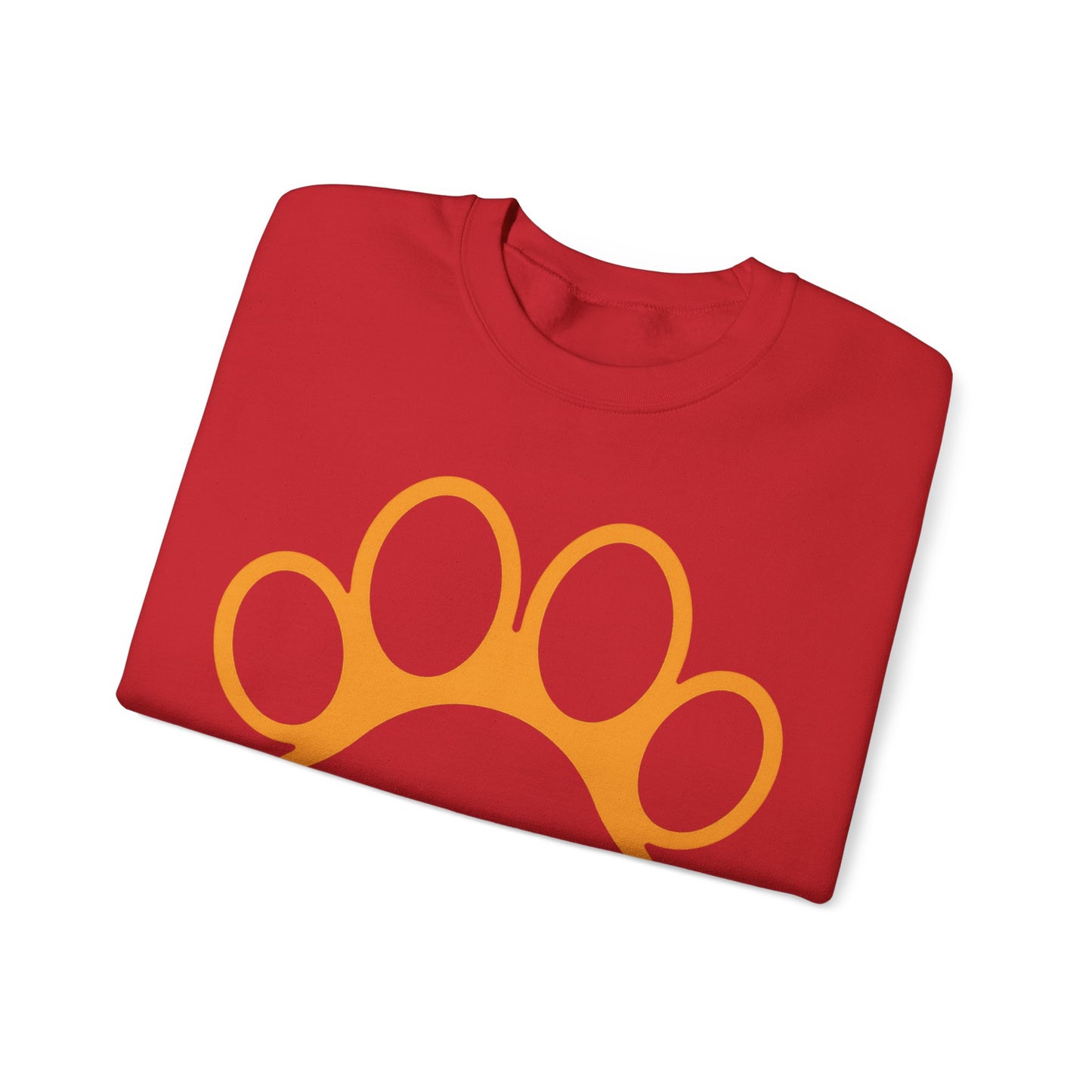 Paw Print Unisex Sweatshirt for Pet Lovers, Cozy Gift for Dog Moms, Birthday Gift, Animal Lover Apparel, Cute Pet Owner Crewneck