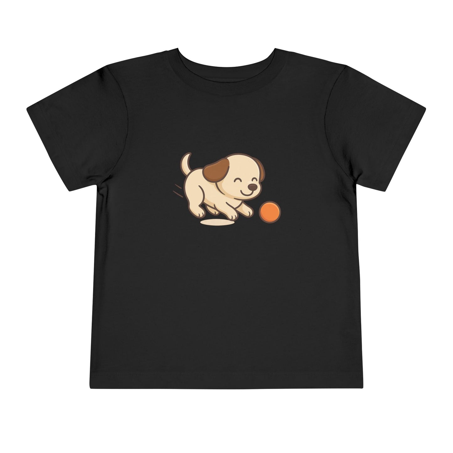 Cute Puppy Toddler Tee, Kids T-Shirt, Summer Play Shirt, Dog Lover Gift, Birthday Outfit