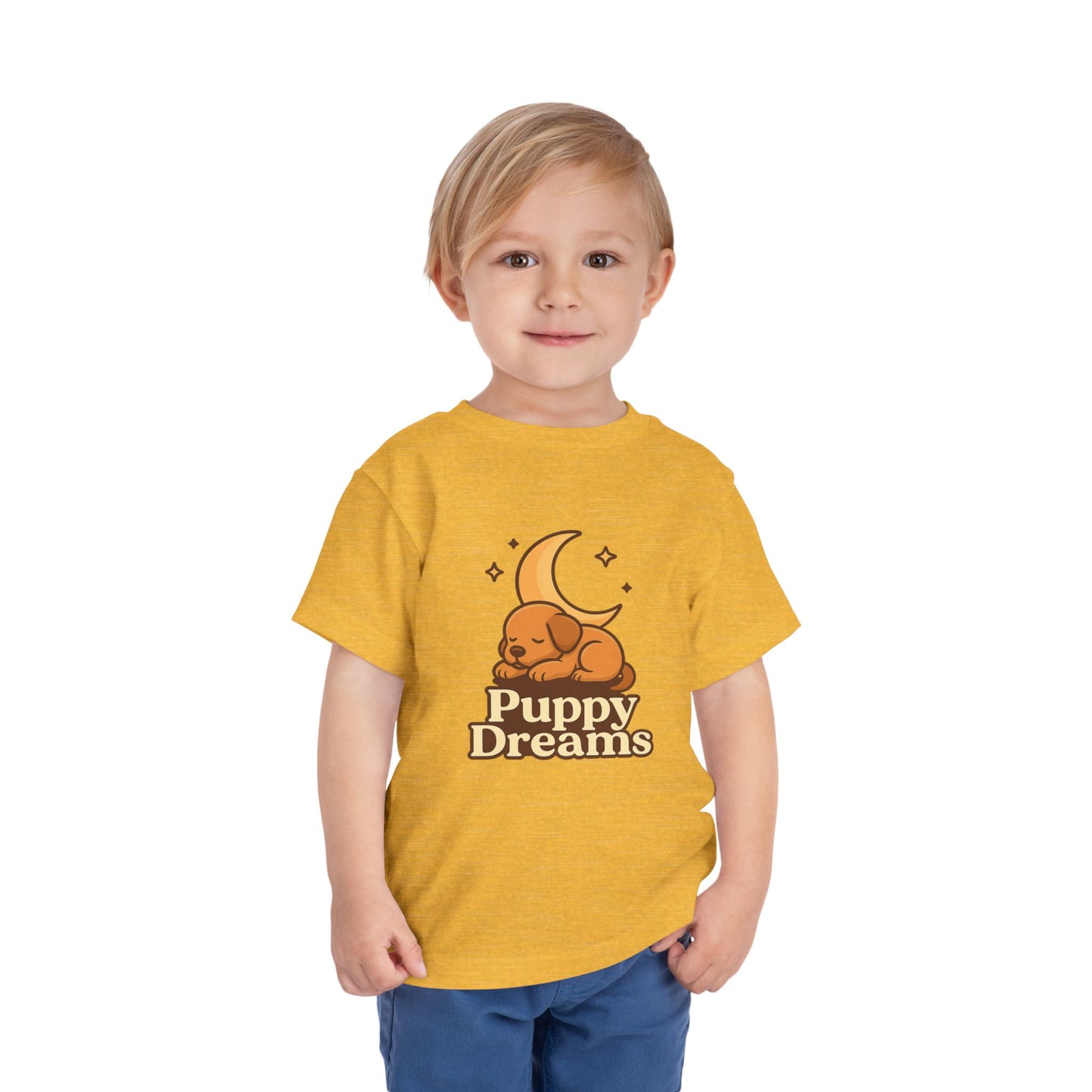 Puppy Dreams Toddler Tee, Cute Kids Shirt, Baby Gift, Animal Lovers T-Shirt, Toddler Summer Wear, Birthday Present