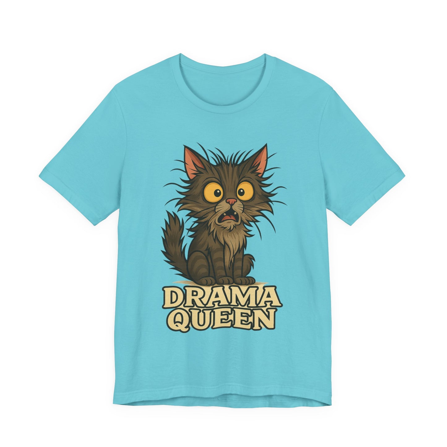 Drama Queen Cat T-Shirt — Crazy Cats Vintage Graphic Tee