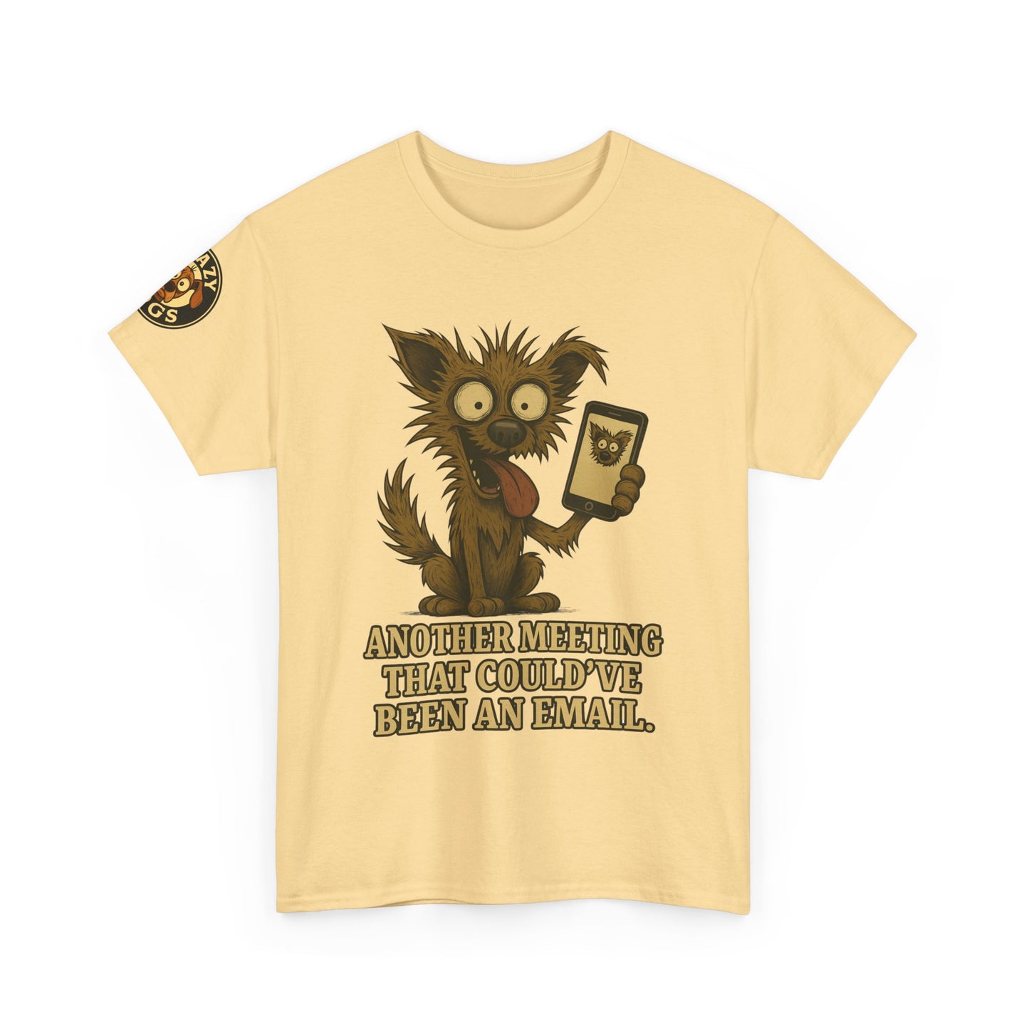Funny Meeting Shirt — “Another Meeting That Could’ve Been an Email” Cat Cartoon Tee