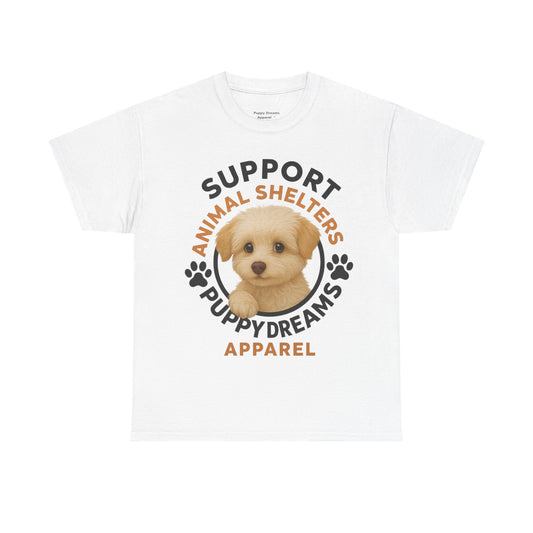 Support Animal Shelters Unisex Heavy Cotton Tee, Cute Dog Lover Shirt, Pet Adoption Awareness, Comfortable Casual Gift, Charity [...]