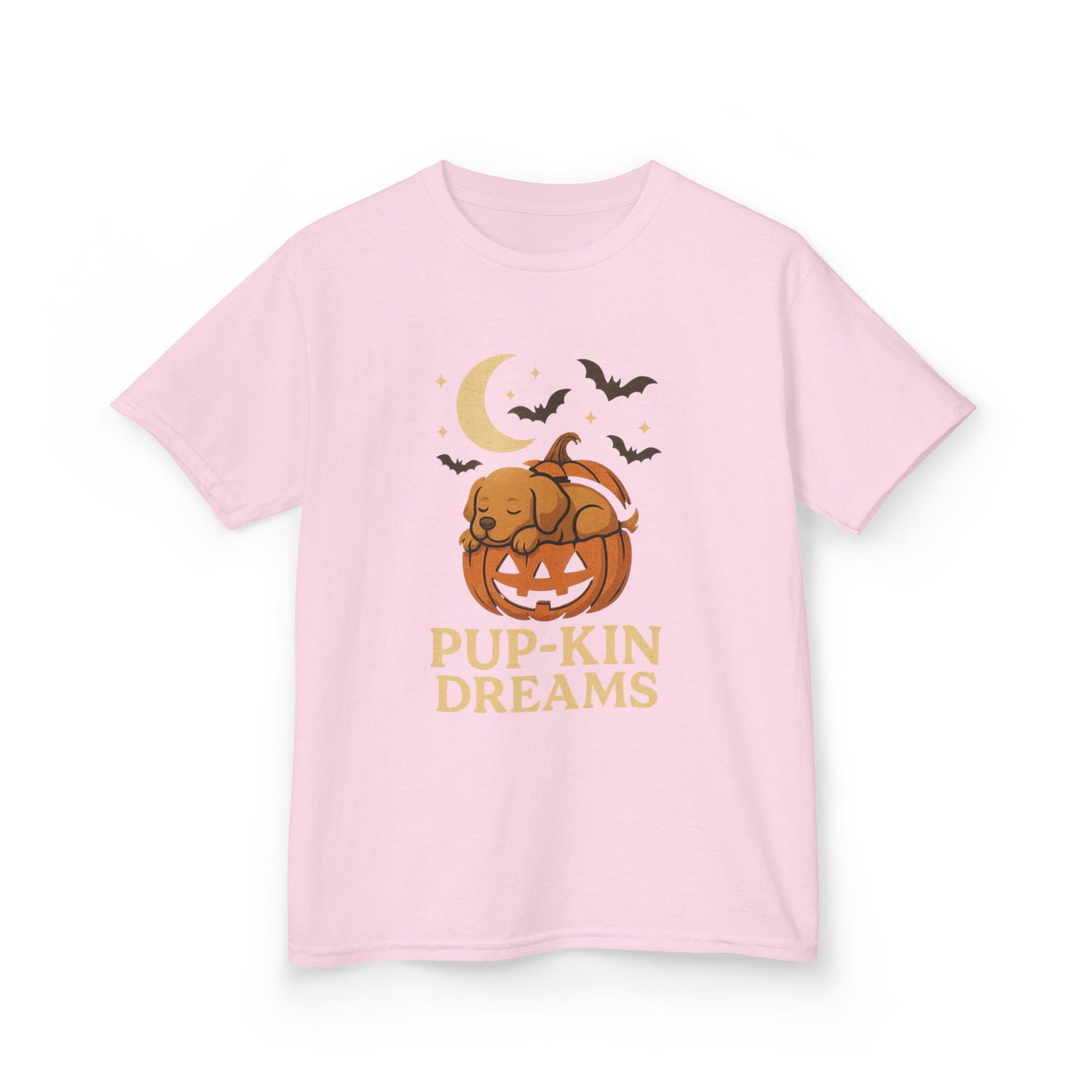 Kids Halloween Tee - Pup-kin Dreams, Cute Halloween Shirt, Kid's T-Shirt, Pumpkin Shirt, Halloween Costume, Fall Apparel