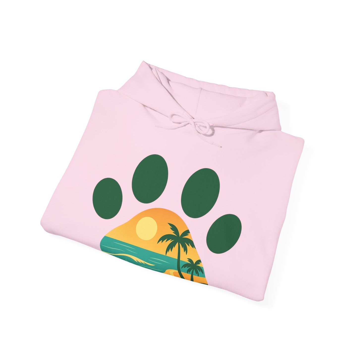 Cozy Beach Vibes Sweatshirt - Unisex Heavy Blend Hoodie for Pet Lovers, Sunset Design, Perfect Gift for Animal Lovers, Casual Comfort, [...]