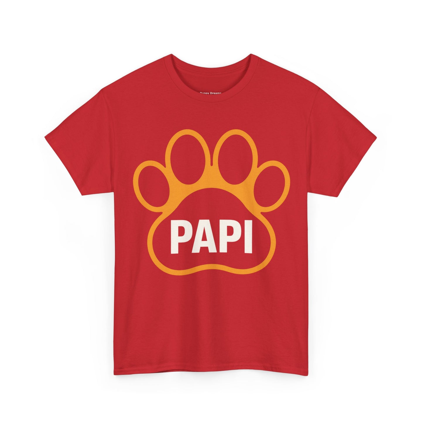 Paw Print PAPI Tee - Perfect for Dog Lovers, Gifts for Pawsome Dads, Casual Style, Pet-Themed Shirt, Unisex Cotton Top