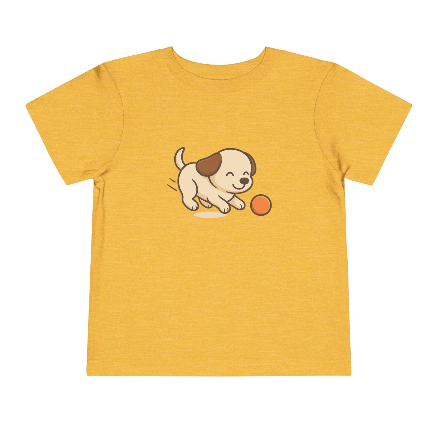 Cute Puppy Toddler Tee, Kids T-Shirt, Summer Play Shirt, Dog Lover Gift, Birthday Outfit