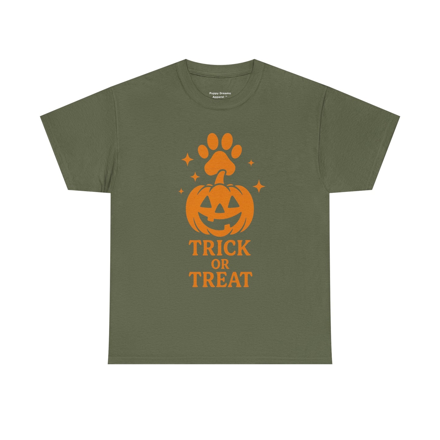 Halloween Pet Lovers Tee, Trick or Treat T-Shirt, Dog Costume Shirt, Fall Apparel, Cute Halloween Top, Gift for Animal Lovers